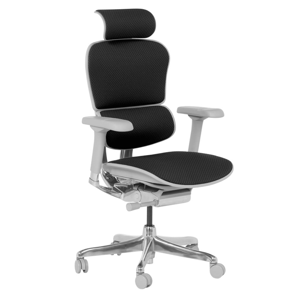 Ergohuman ELITE 2 Ergonomischer B&uuml;rostuhl &ndash; Grau/Schwarz - Bild 1