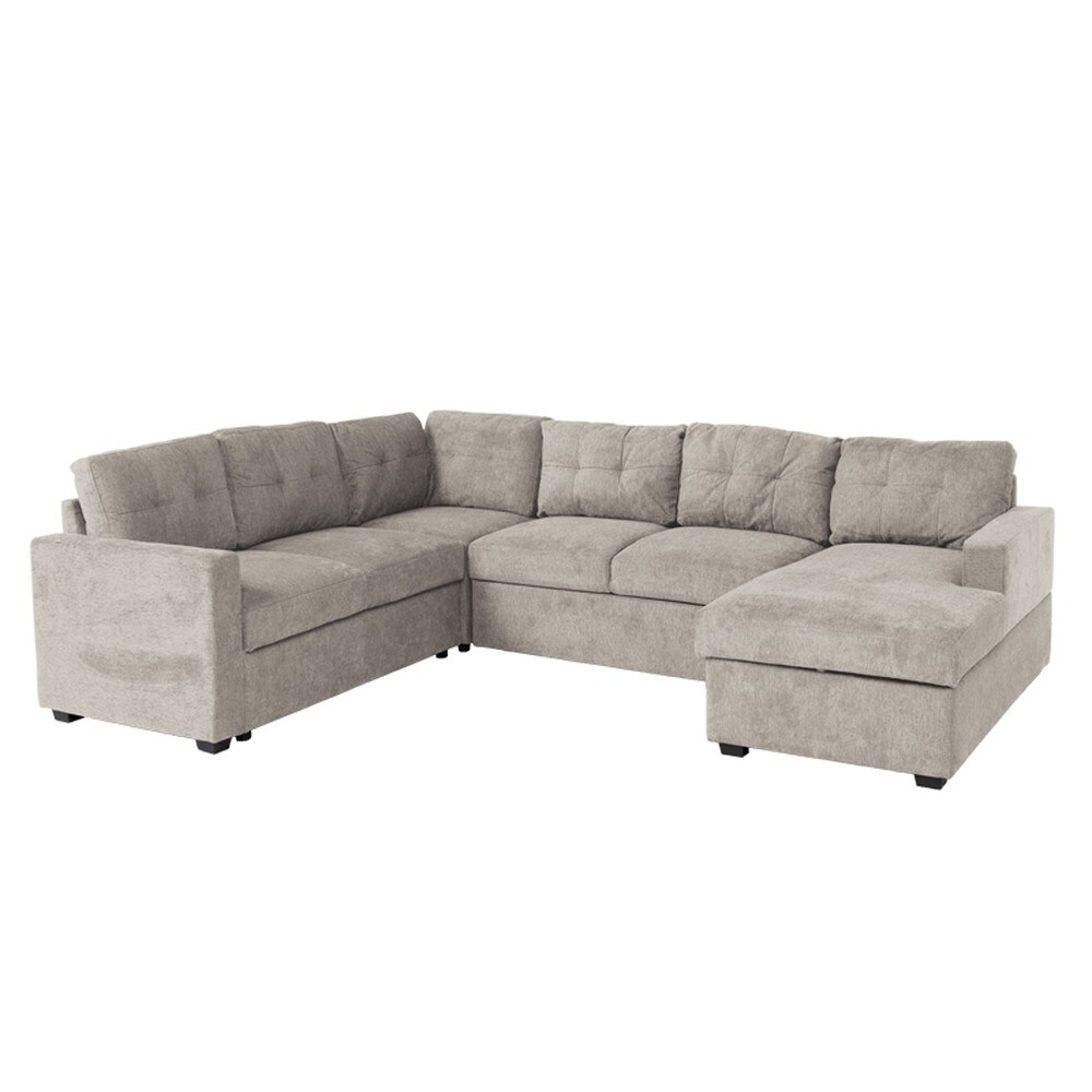 Carmen IKELA Ecksofa mit Schlaffunktion – Beige