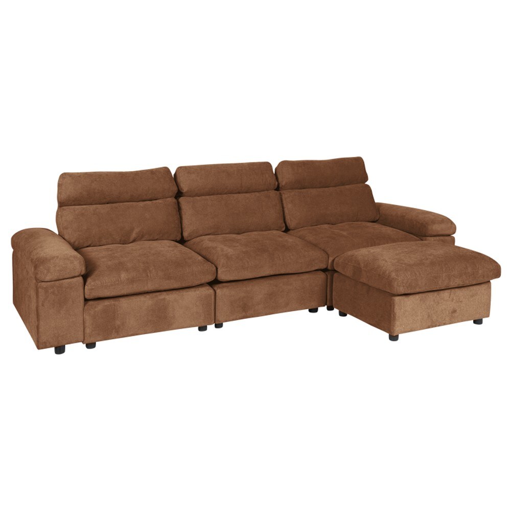 Carmen POKO Ecksofa – Zimt