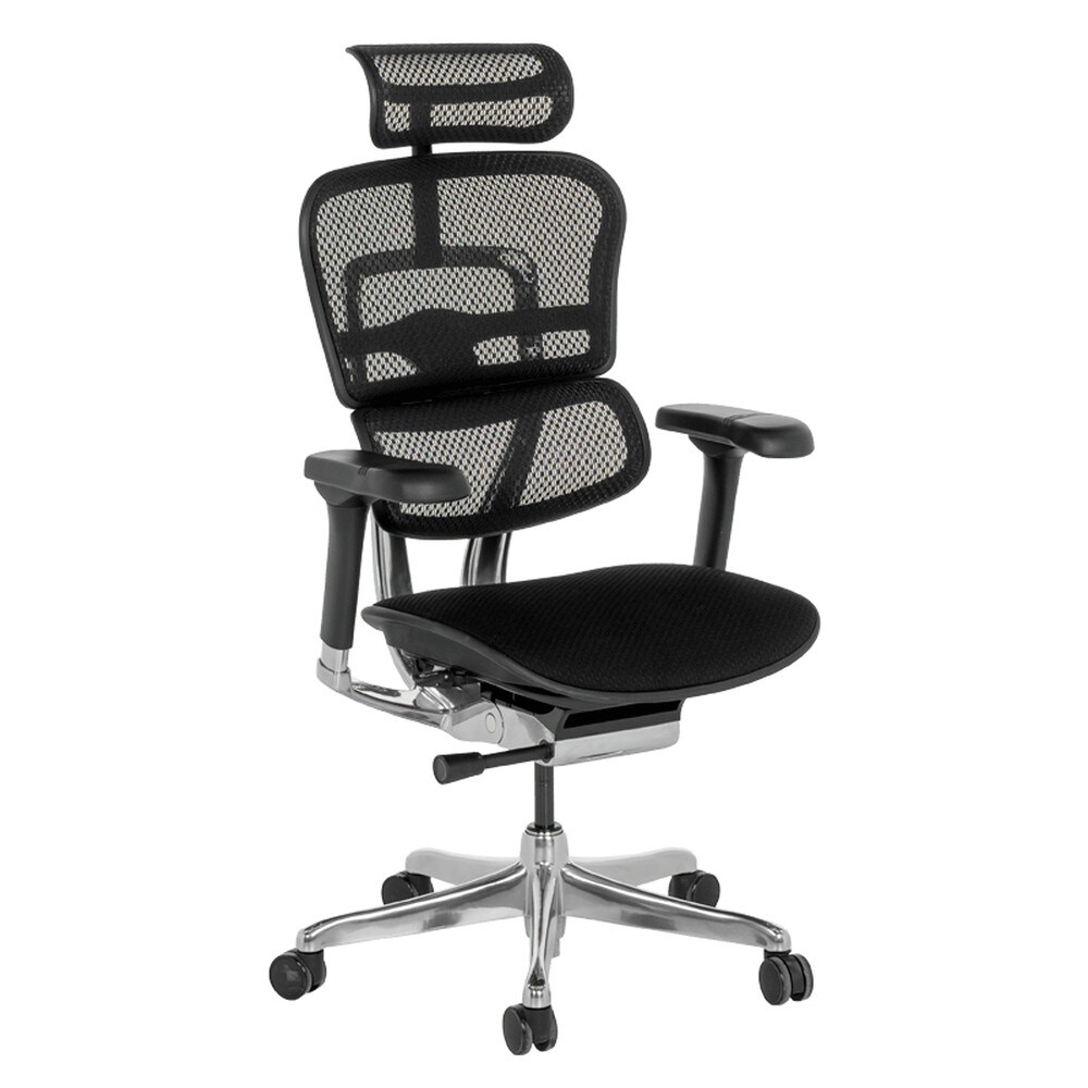 Ergohuman ELITE 2 Ergonomischer B&uuml;rostuhl &ndash; Schwarz - Bild 1