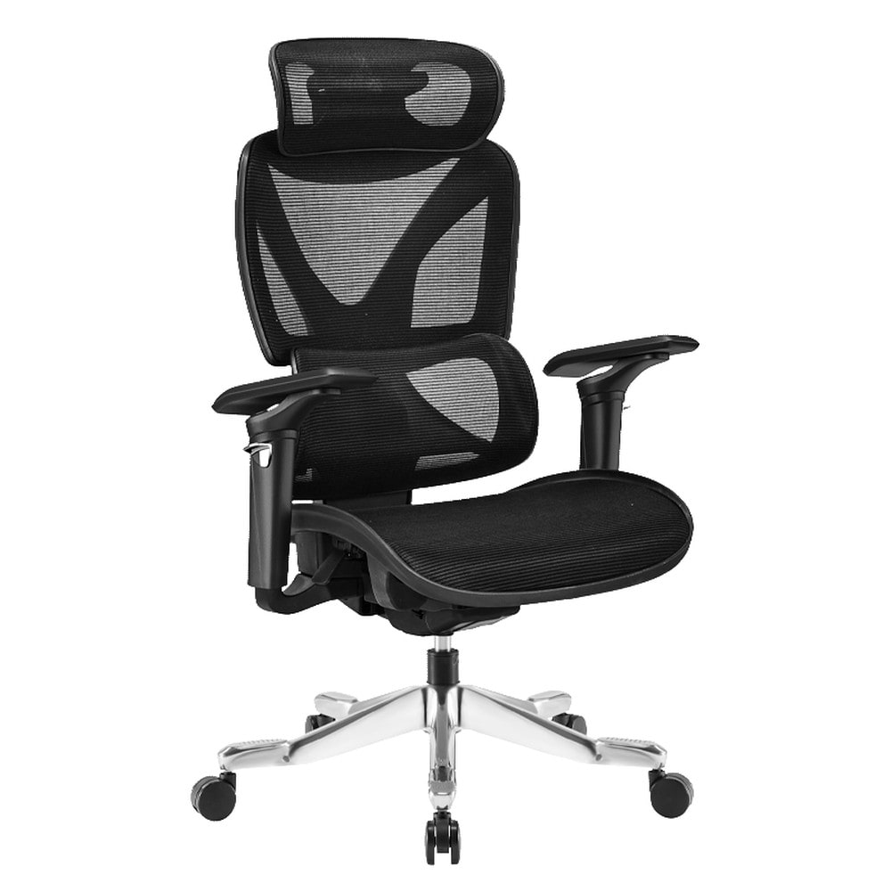 Carmen REIMS Ergonomischer B&uuml;rostuhl &ndash; Schwarz - Bild 1