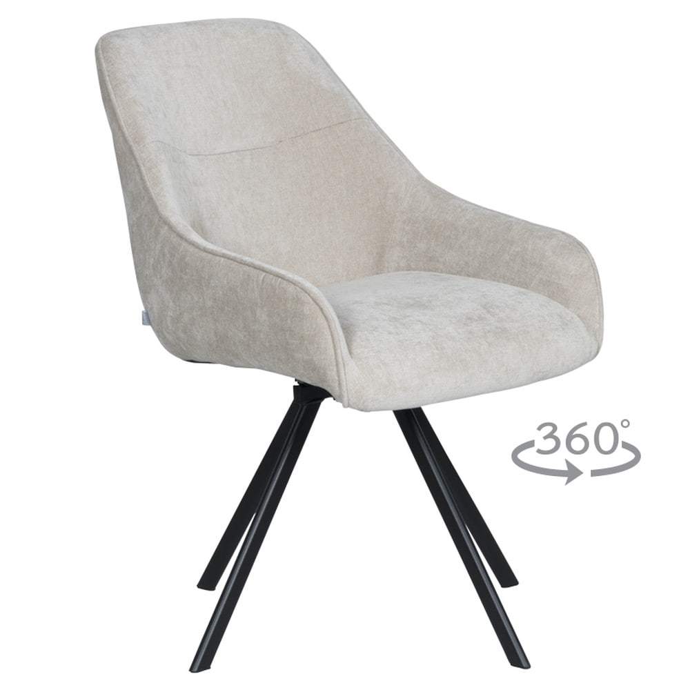 2er-Set Carmen MARSALA Esszimmerstuhl &ndash; Beige - Bild 1