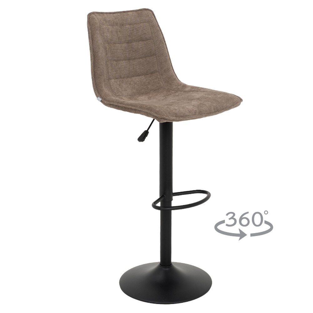 2er-Set Carmen MAVIS Barhocker &ndash; Braun - Bild 1