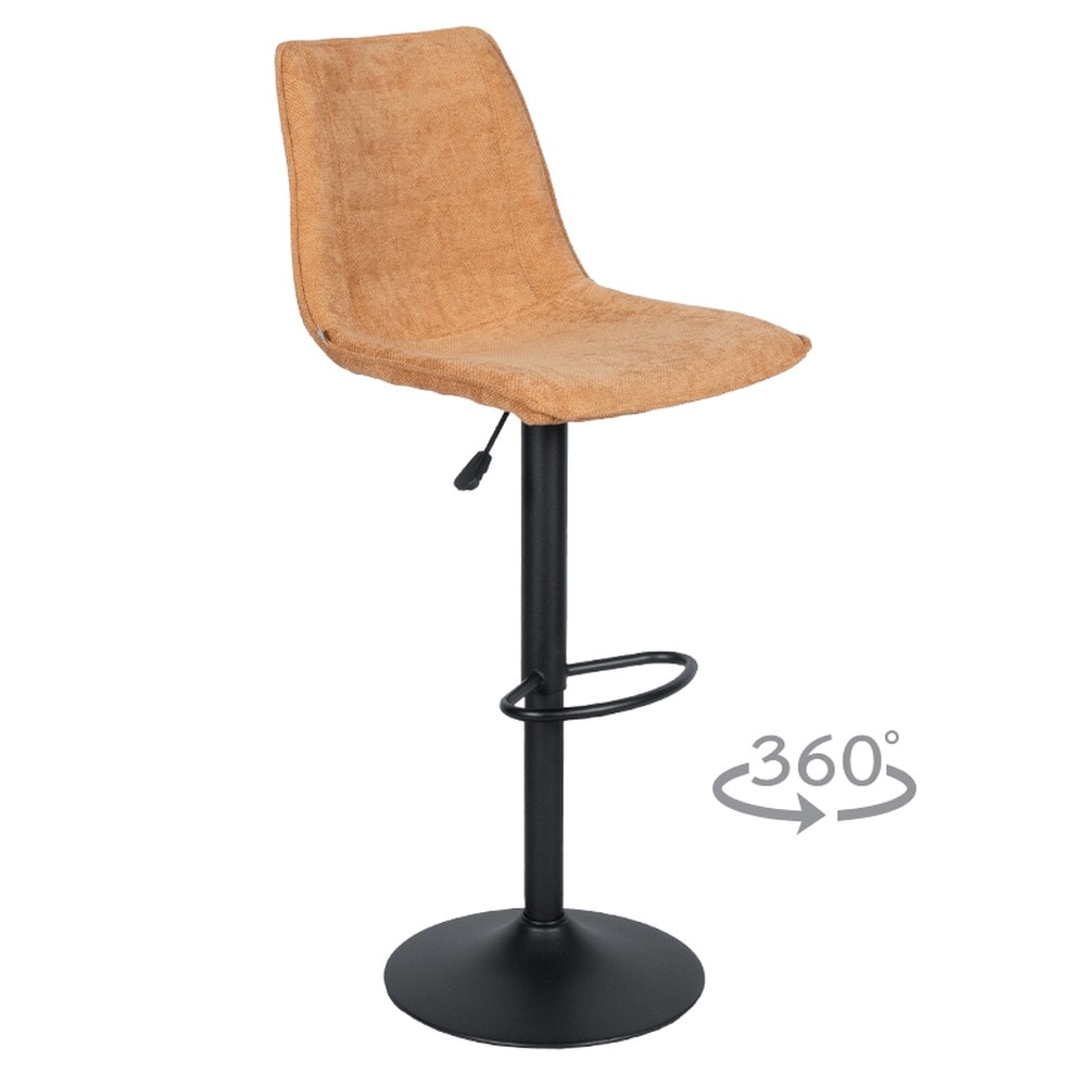 2er-Set Carmen MAVIS Barhocker &ndash; Orange - Bild 1