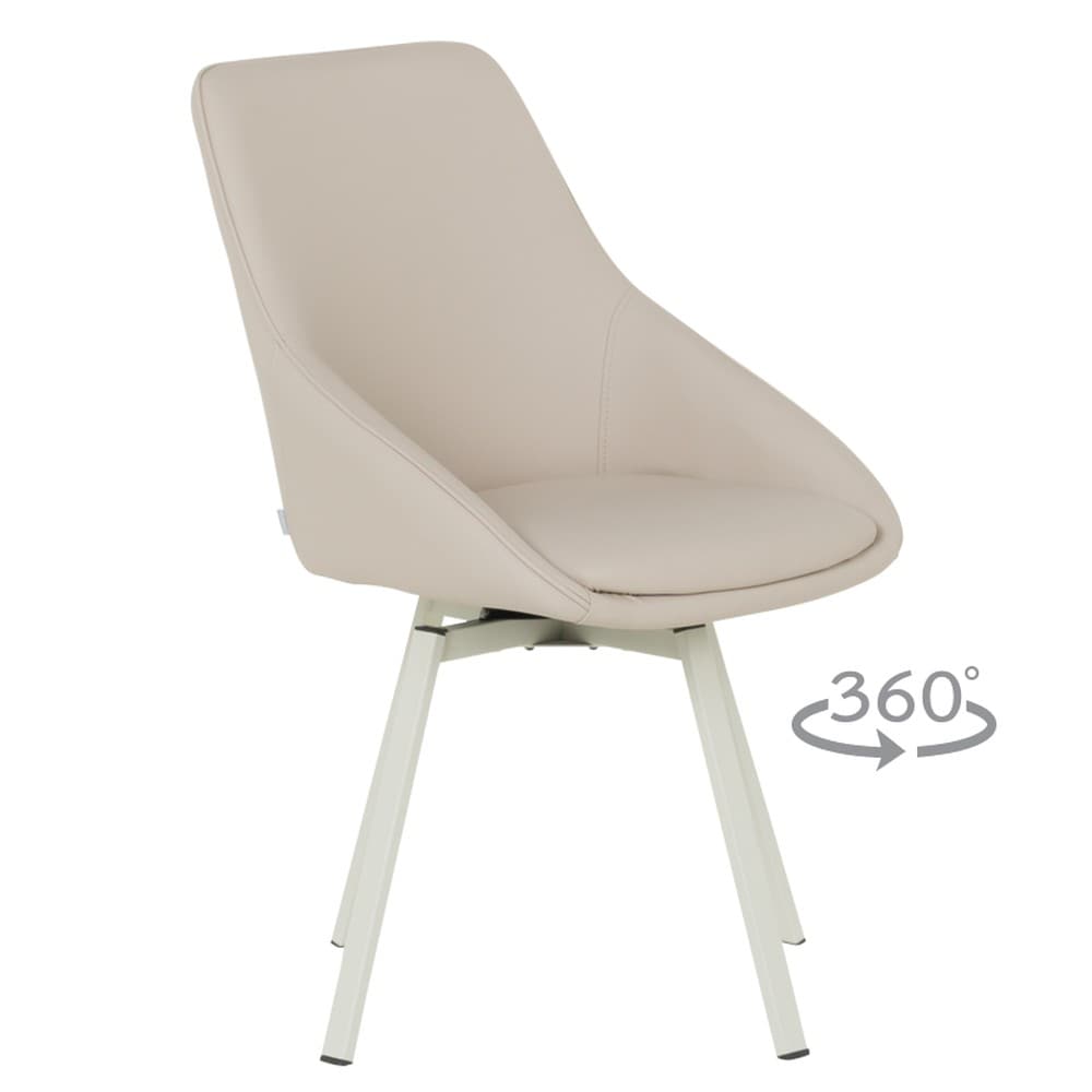 2er-Set Carmen WIGAN 1 Esszimmerstuhl &ndash; Latte - Bild 1