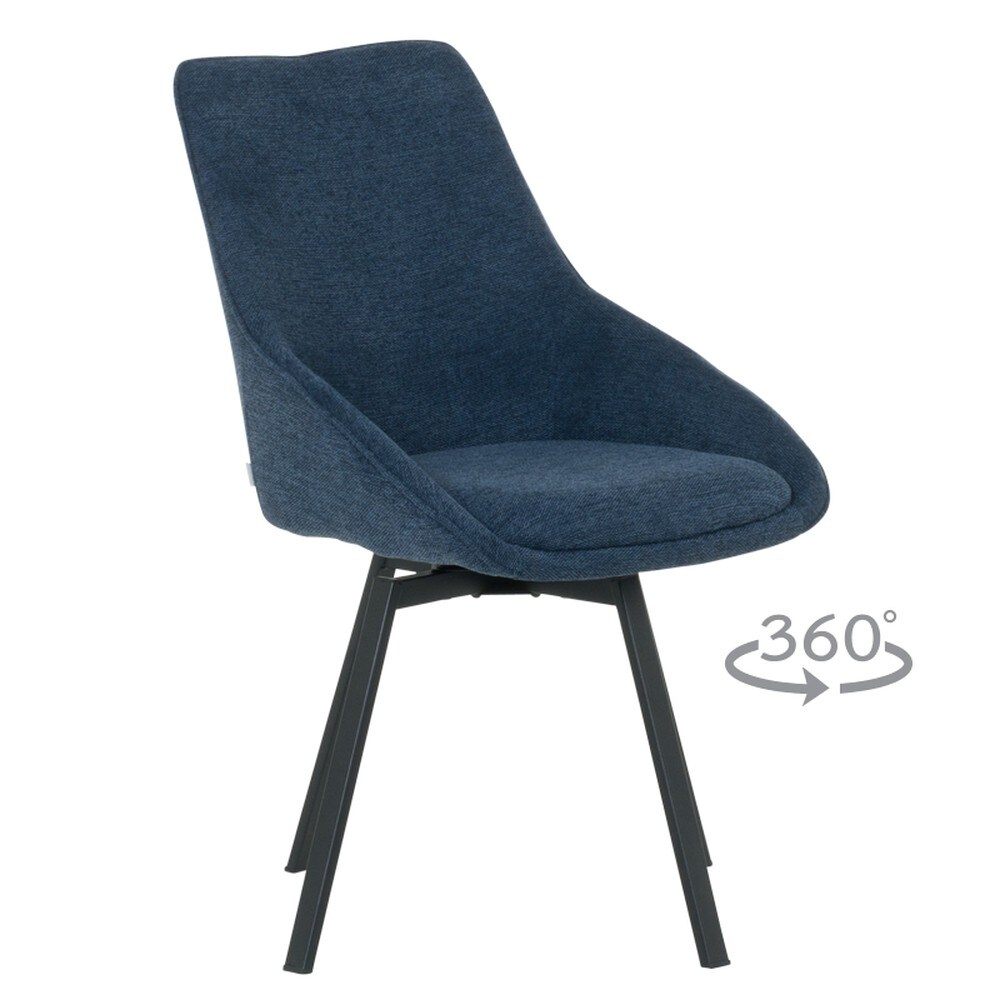 2er-Set Carmen WIGAN Esszimmerstuhl – Blau