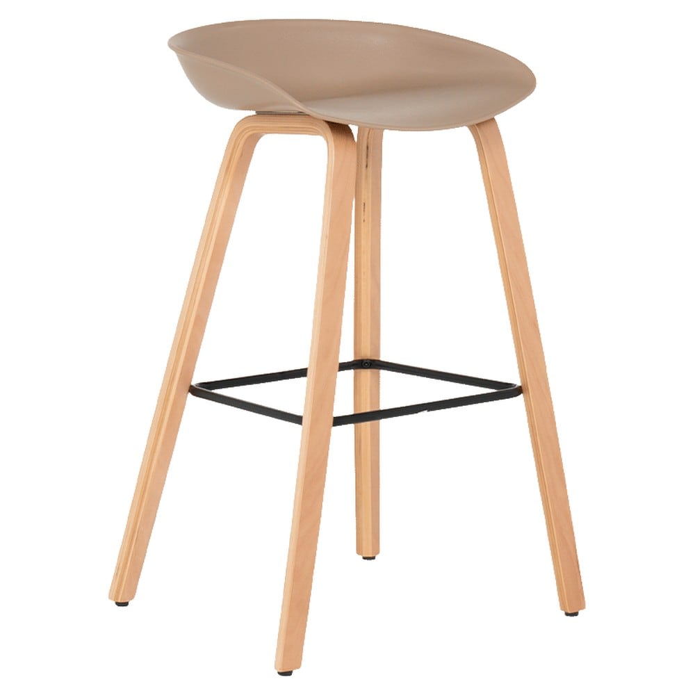 2er-Set Carmen PALMIRA Barhocker &ndash; Cappuccino - Bild 1