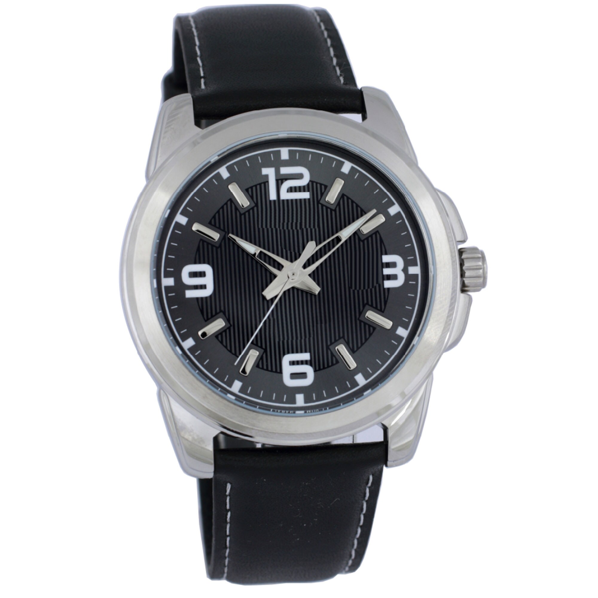 SONSTIGE  Moderne Design Herrenarmbanduhr mit Lederarmband - Bild 1