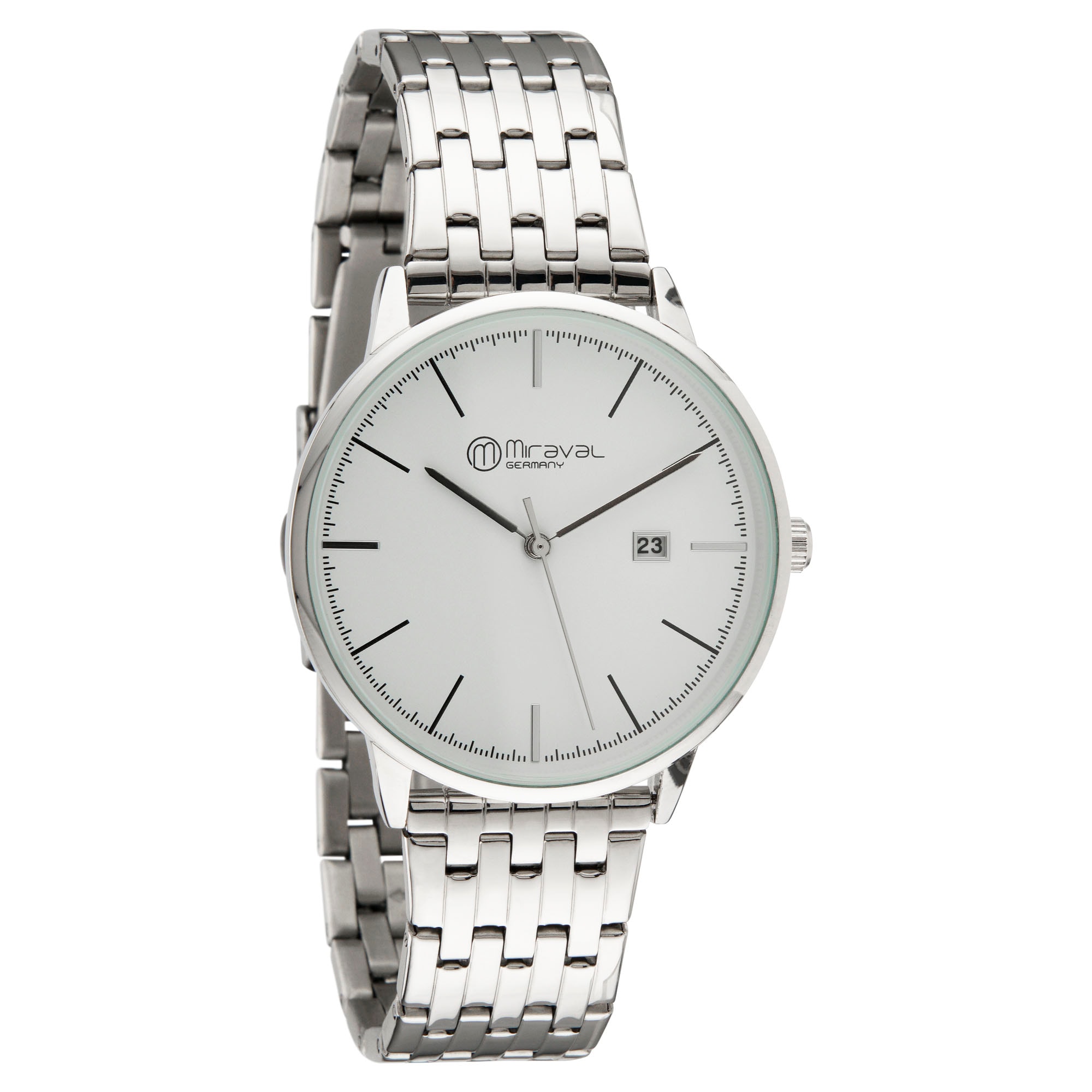 Miraval  Miraval Herrenarmbanduhr mit Datumsanzeige Edelstahlarmband - Bild 1