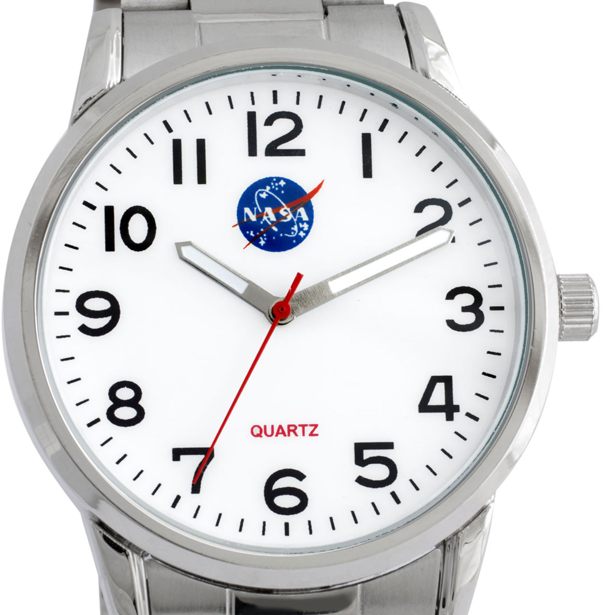 SONSTIGE  NASA Herrenarmbanduhr mit Edelstahlarmband - Bild 1