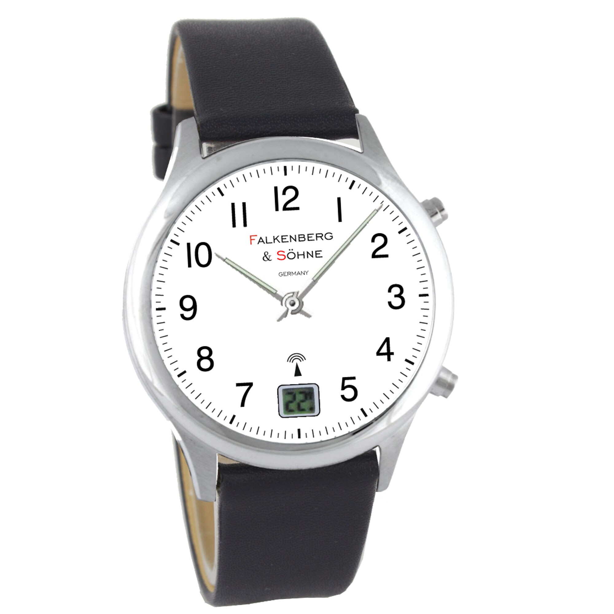 Falkenberg & S&ouml;hne  Falkenberg & S&ouml;hne Funkarmbanduhr mit Datumsanzeige - Bild 1