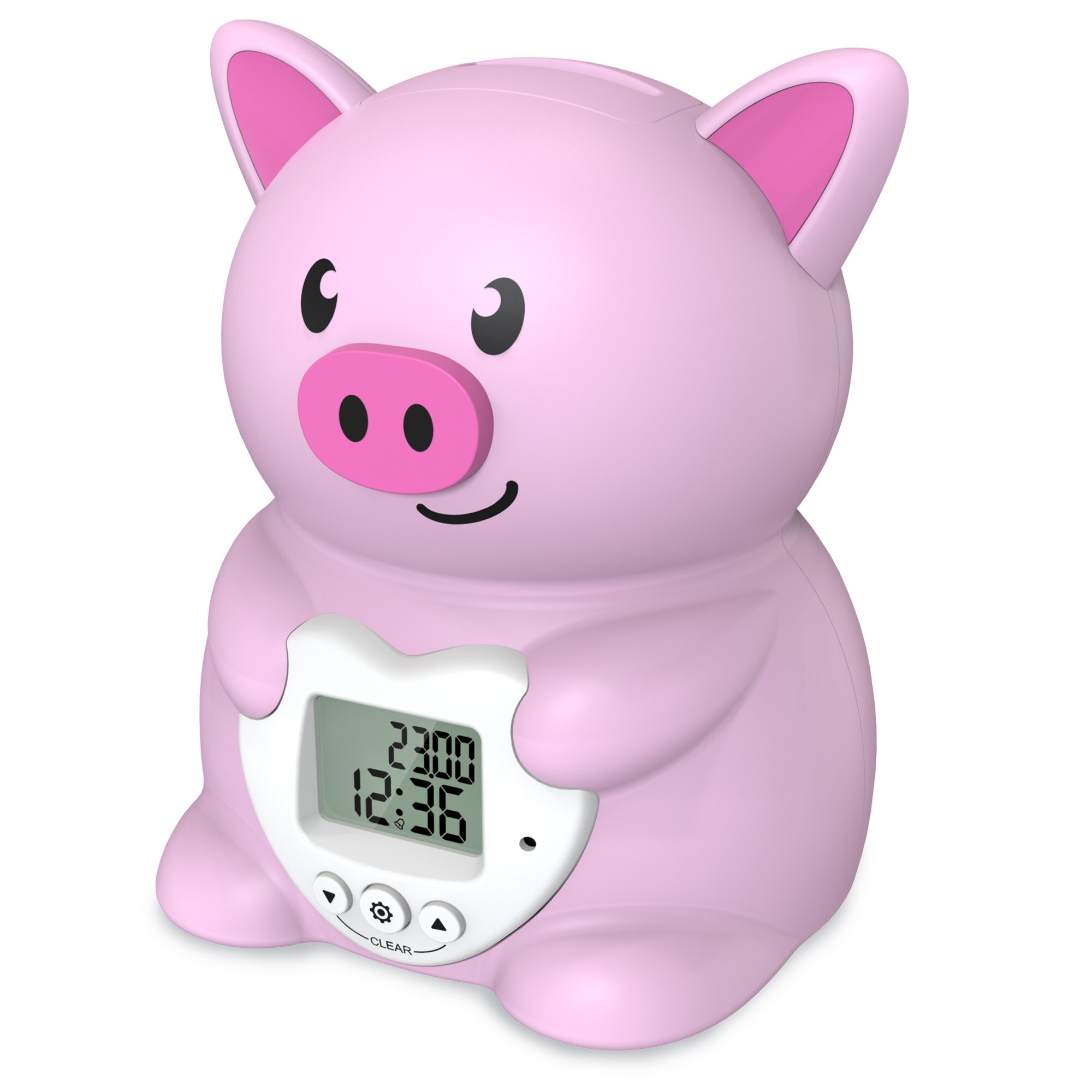 Miraval  Miraval Wecker mit Spardose und Z&auml;hlwerk Schwein - Bild 1