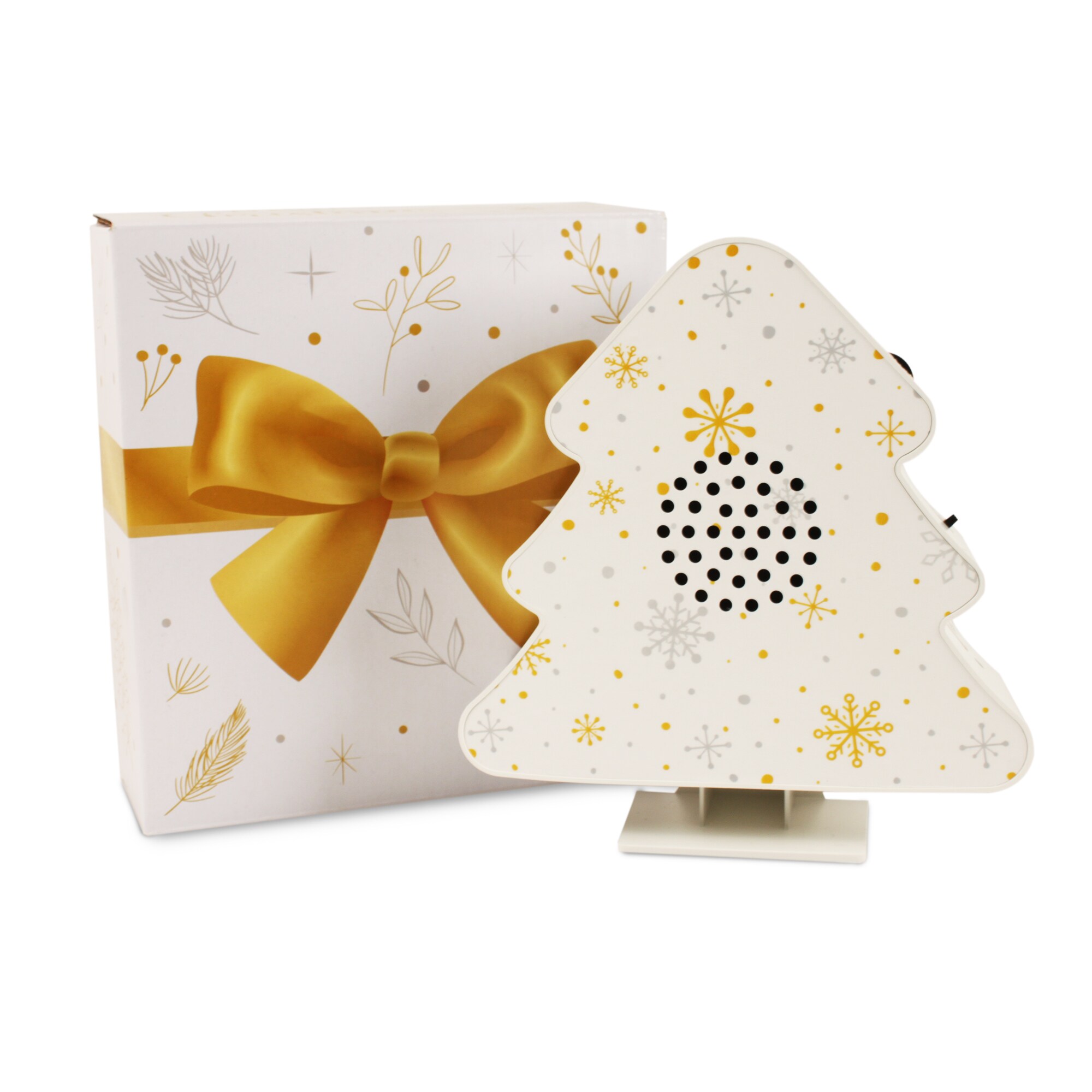 Miraval  Miraval Weihnachtsmelodiebox &ndash; 5 Melodien, Licht, Bewegungssensor, Geschenkbox - Bild 1