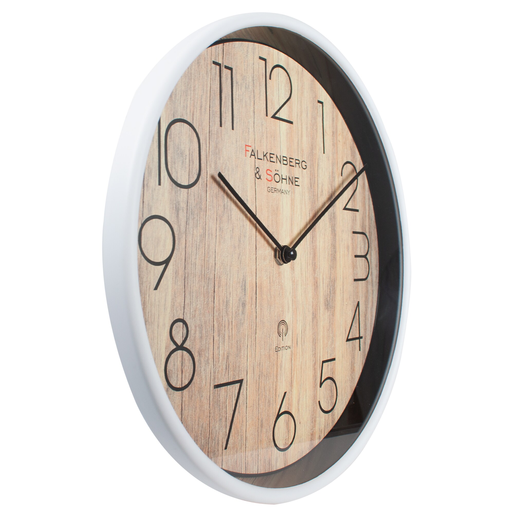 Falkenberg Söhne Design Funkwanduhr 30 cm lautlos