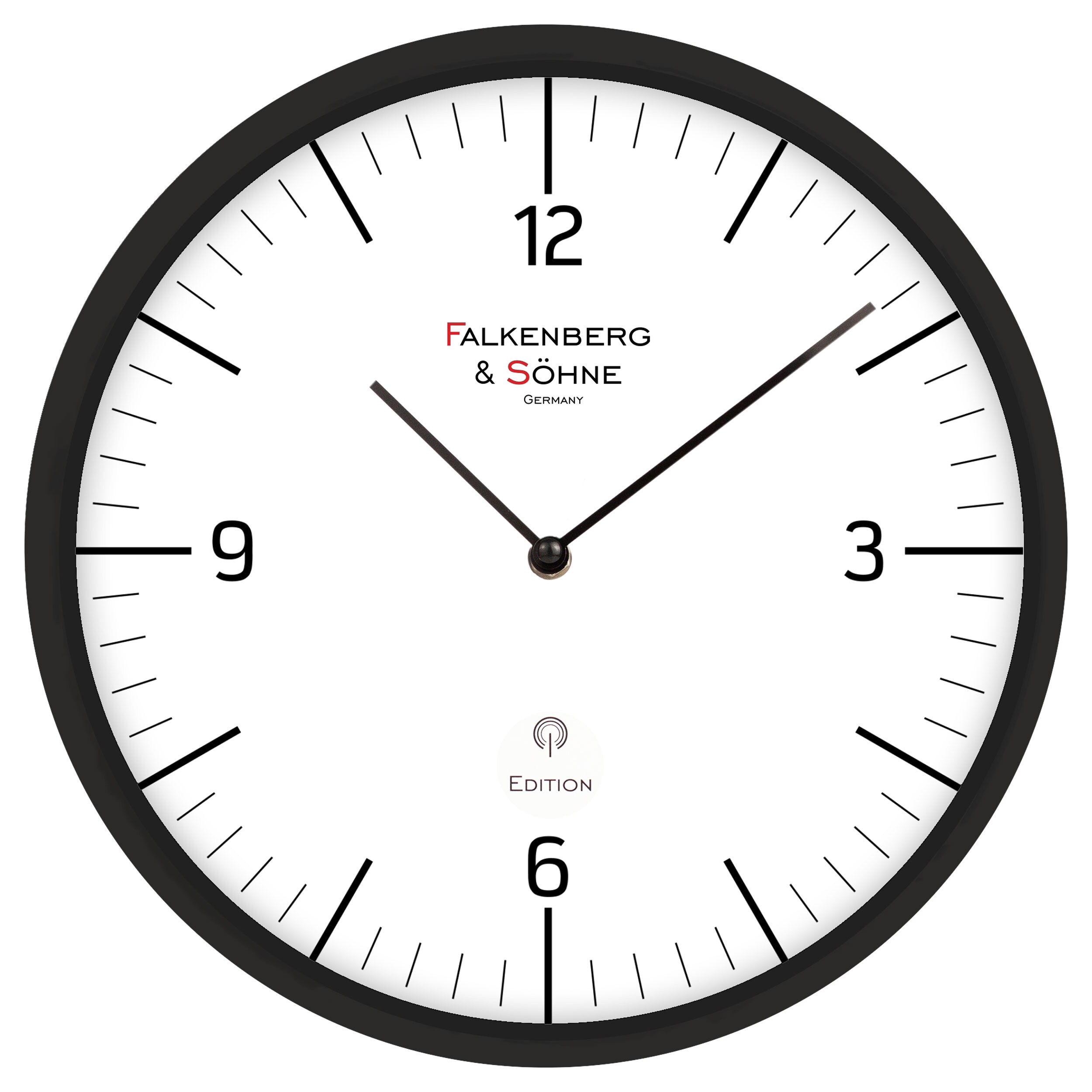 Miraval  Design Funkwanduhr 30 cm lautlos - Bild 1