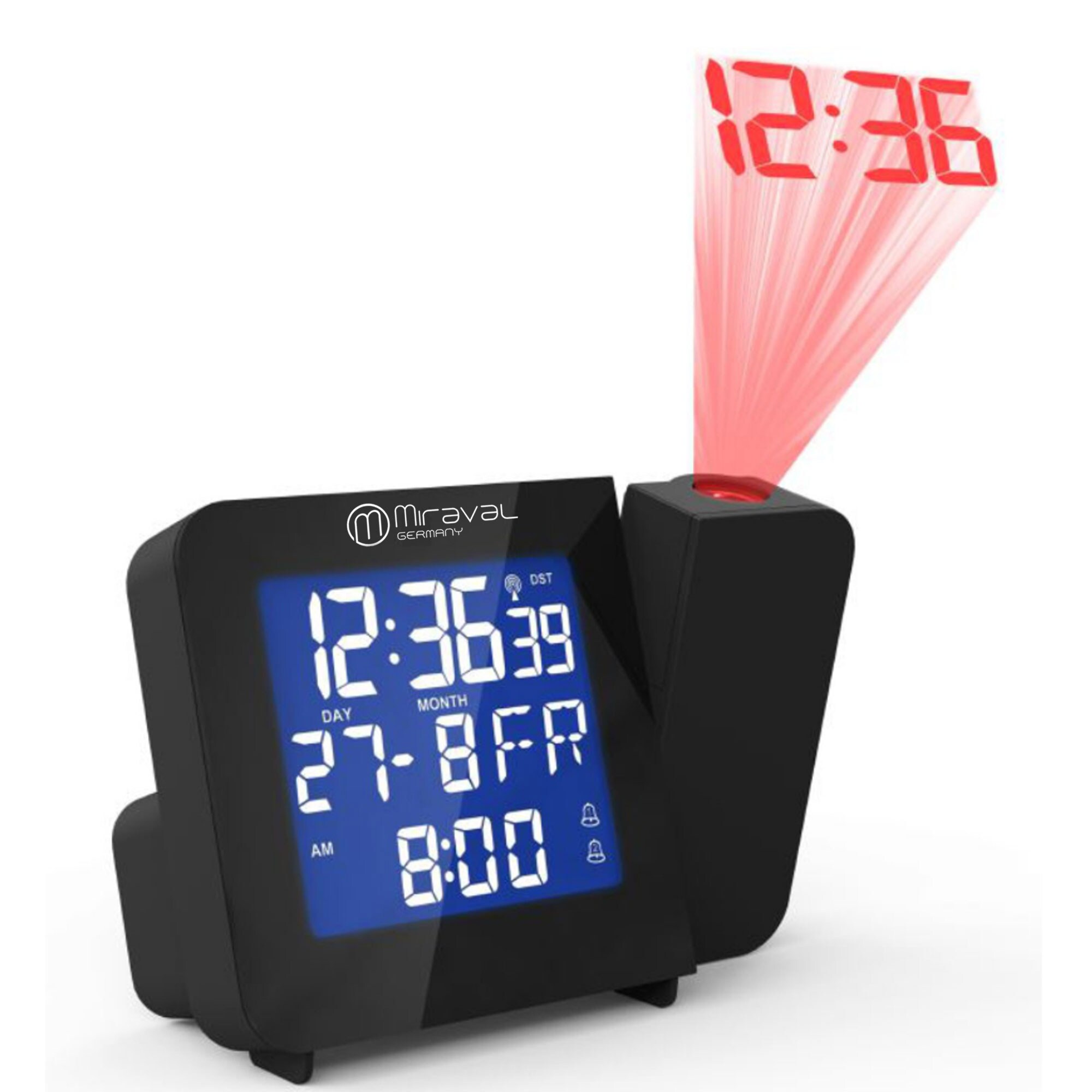 Miraval  Funk-Projektionswecker mit Datumsanzeige - Bild 1