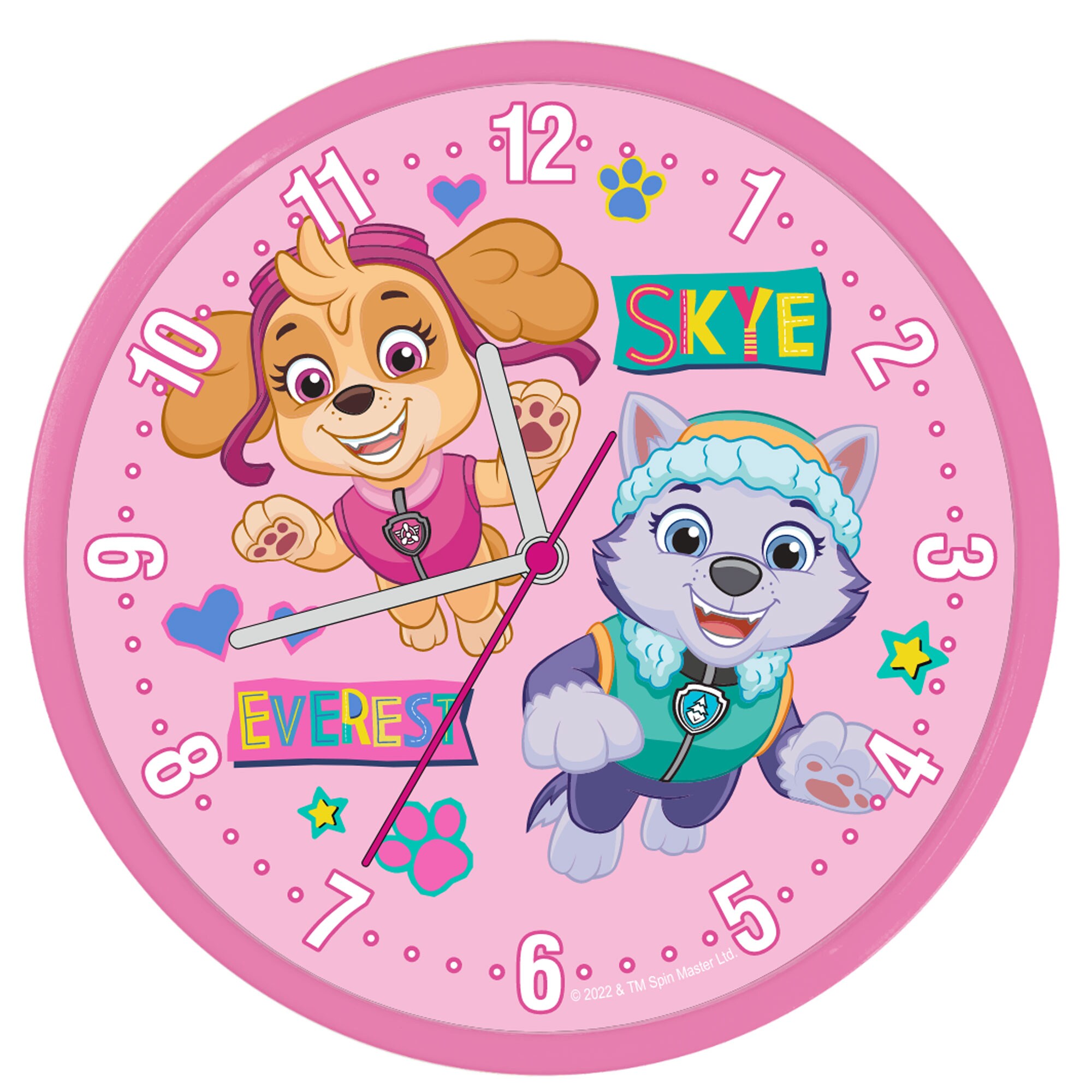 PAW Patrol  PAW Patrol Kinderwanduhr 220 mm Ger&auml;uschlos - Bild 1