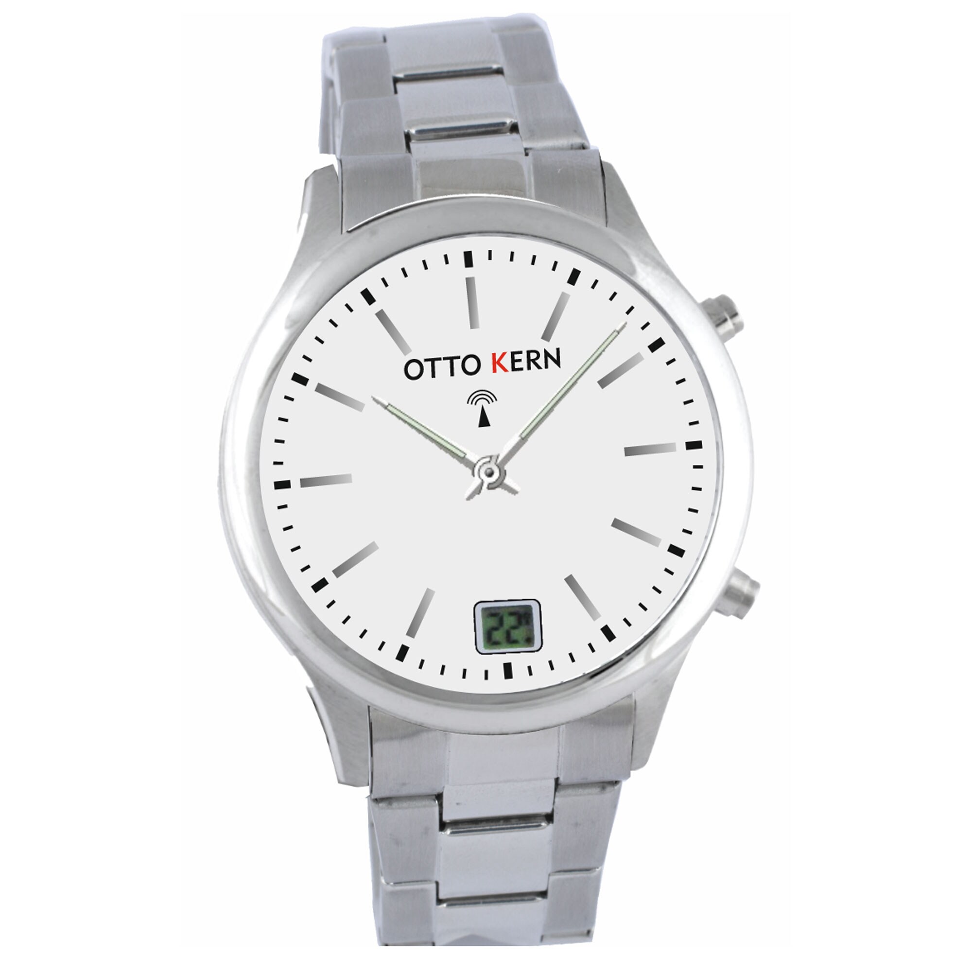 Otto Kern  Otto Kern Funk-Armbanduhr mit Edelstahlarmband - Bild 1