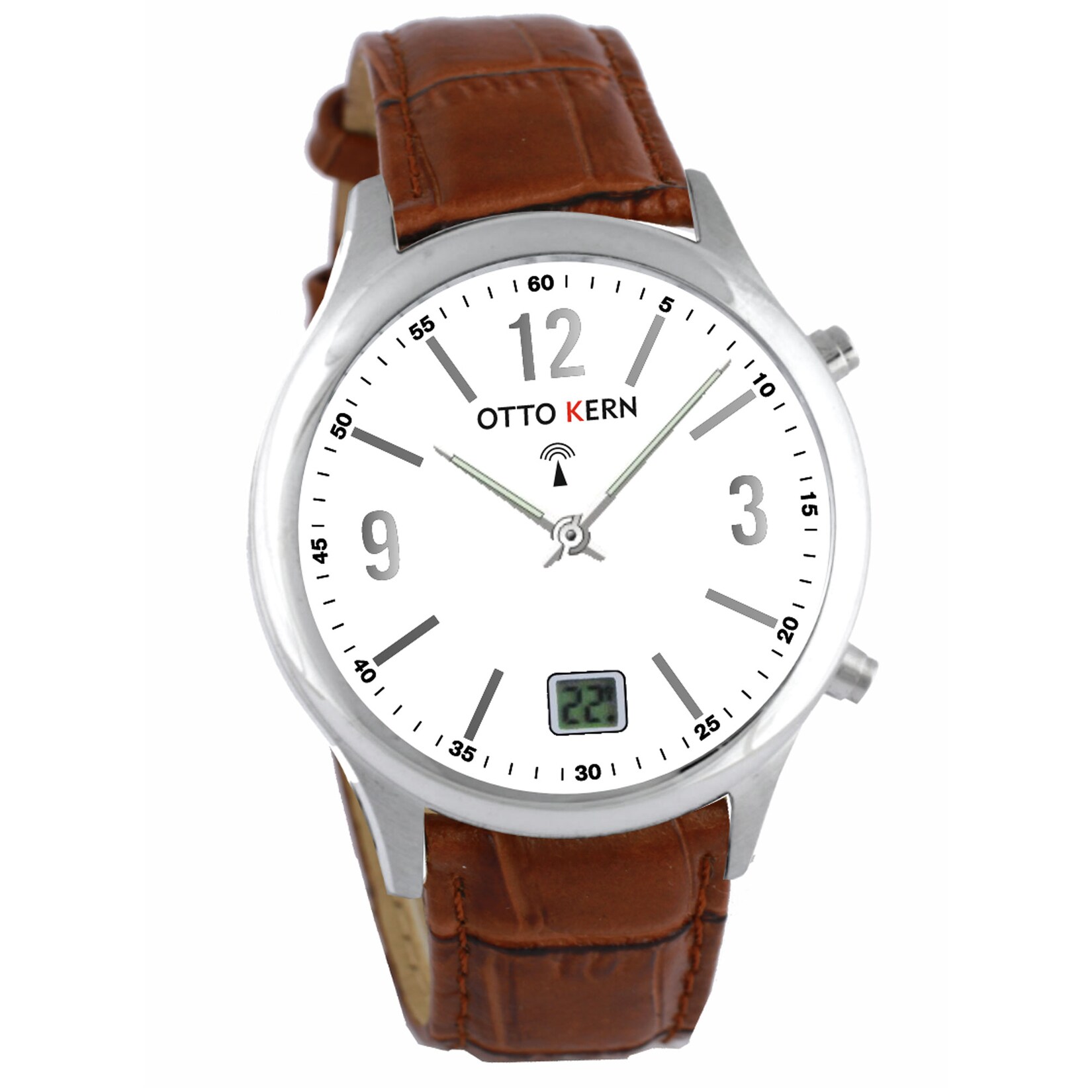 Otto Kern  Otto Kern Funkarmbanduhrmit Lederarmband | 04005197625742