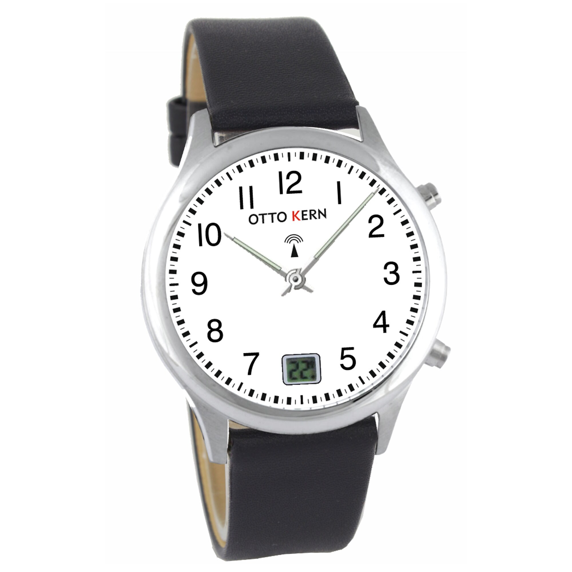 Otto Kern  Otto Kern Funkarmbanduhrmit Lederarmband - Bild 1