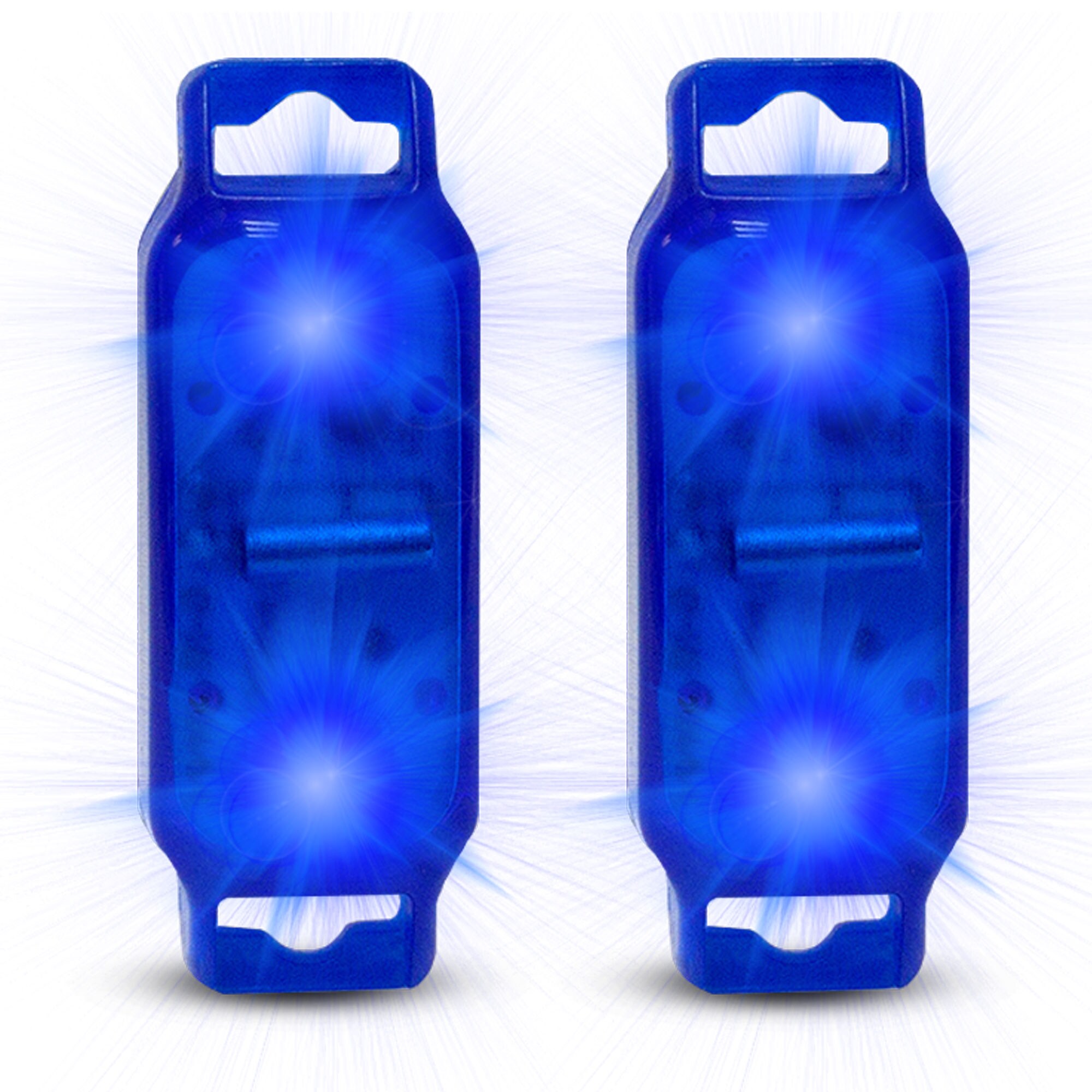 Miraval  2x Blinkie Blau Mit Schlaufen zum Festmachen - Bild 1