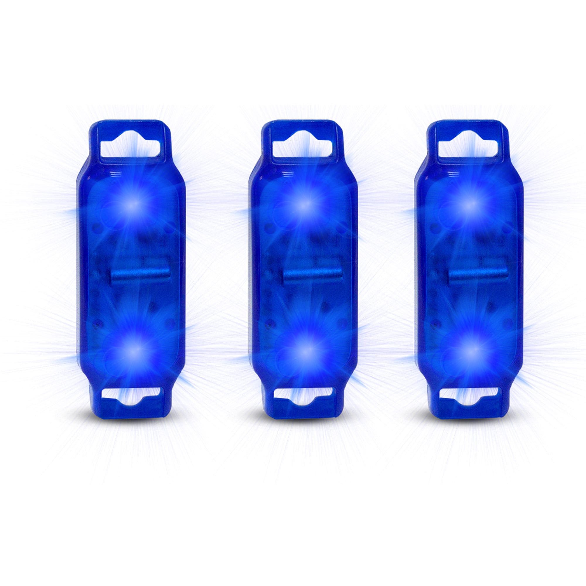 Miraval  3x Blinkie Blau Mit Schlaufen zum Festmachen - Bild 1