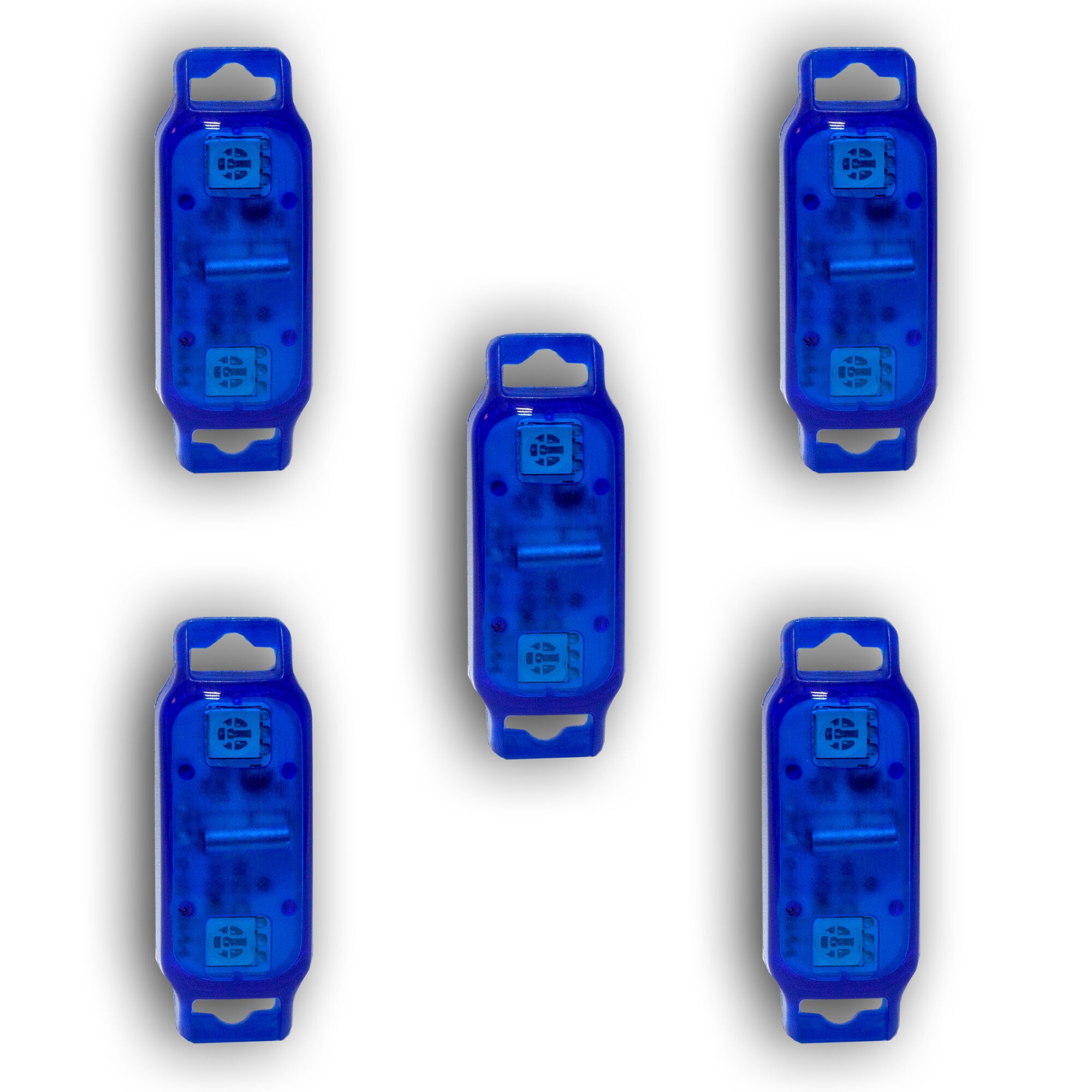 Miraval  5x Blinkie Blau Mit Schlaufen zum Festmachen - Bild 1