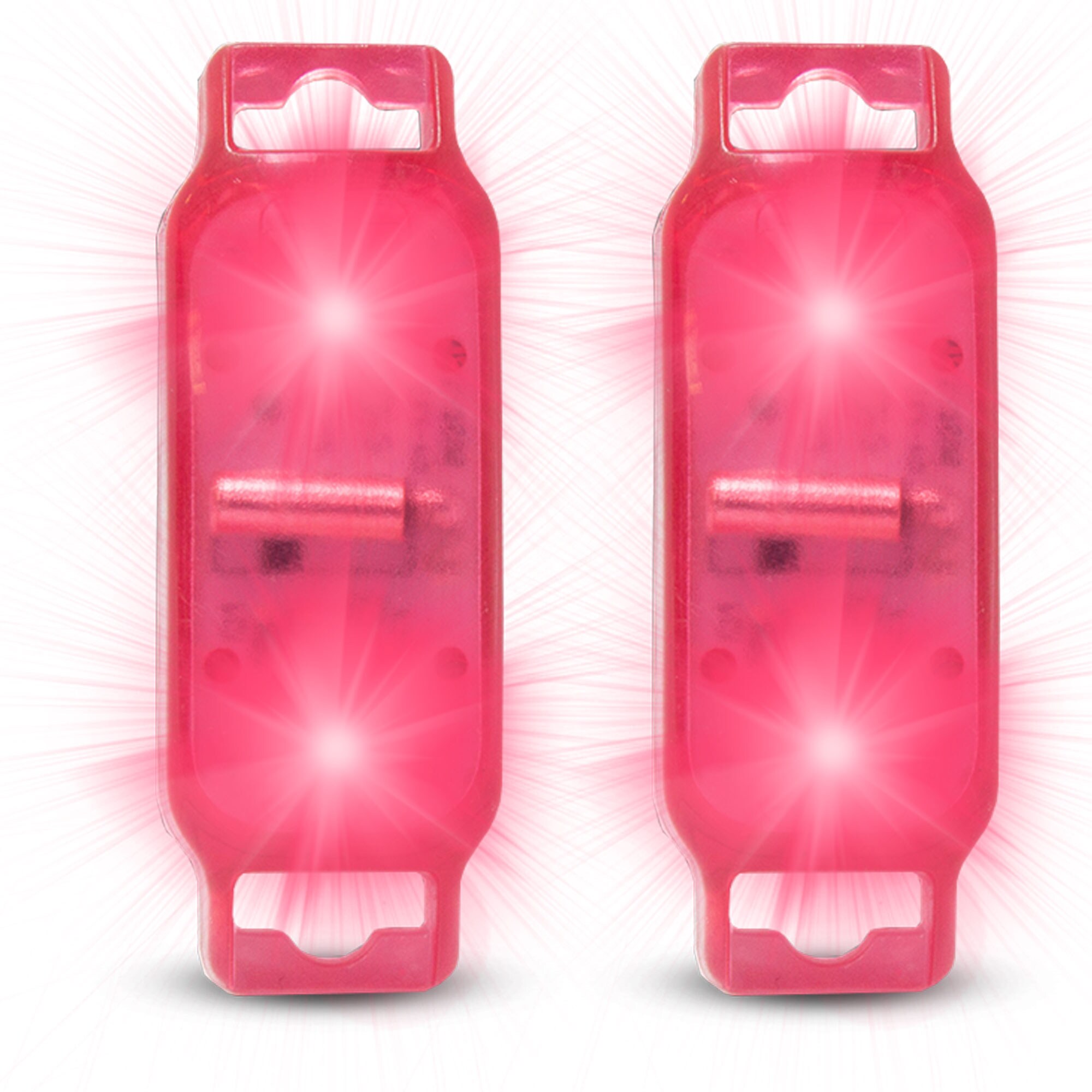 Miraval  2x Blinkie Pink Mit Schlaufen zum Festmachen - Bild 1