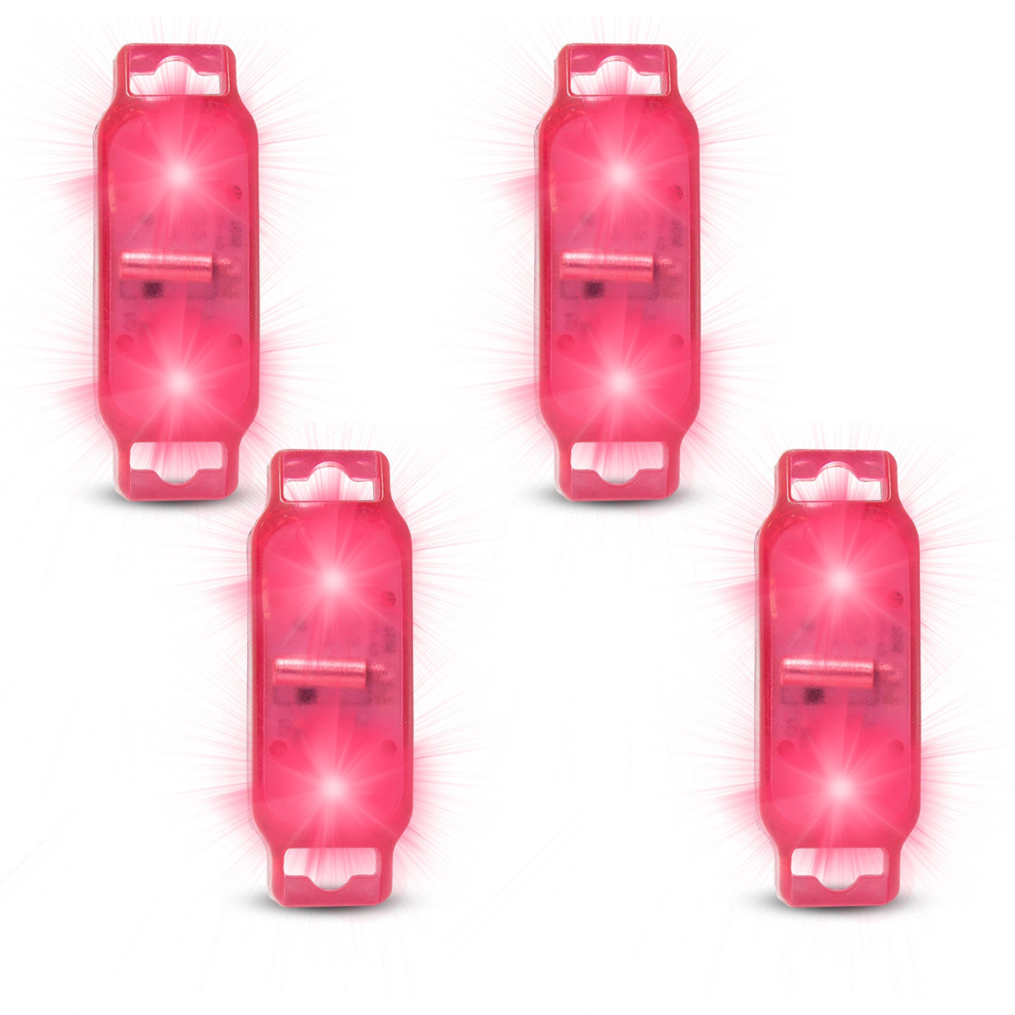 Miraval  4x Blinkie Pink Mit Schlaufen zum Festmachen - Bild 1