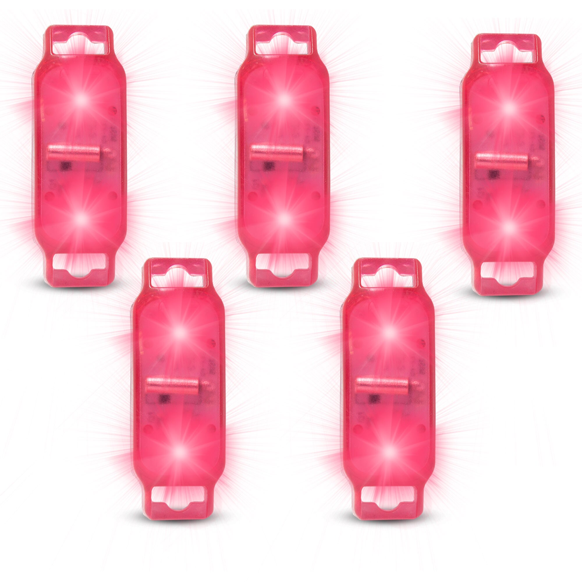 Miraval  5x Blinkie Pink Mit Schlaufen zum Festmachen - Bild 1
