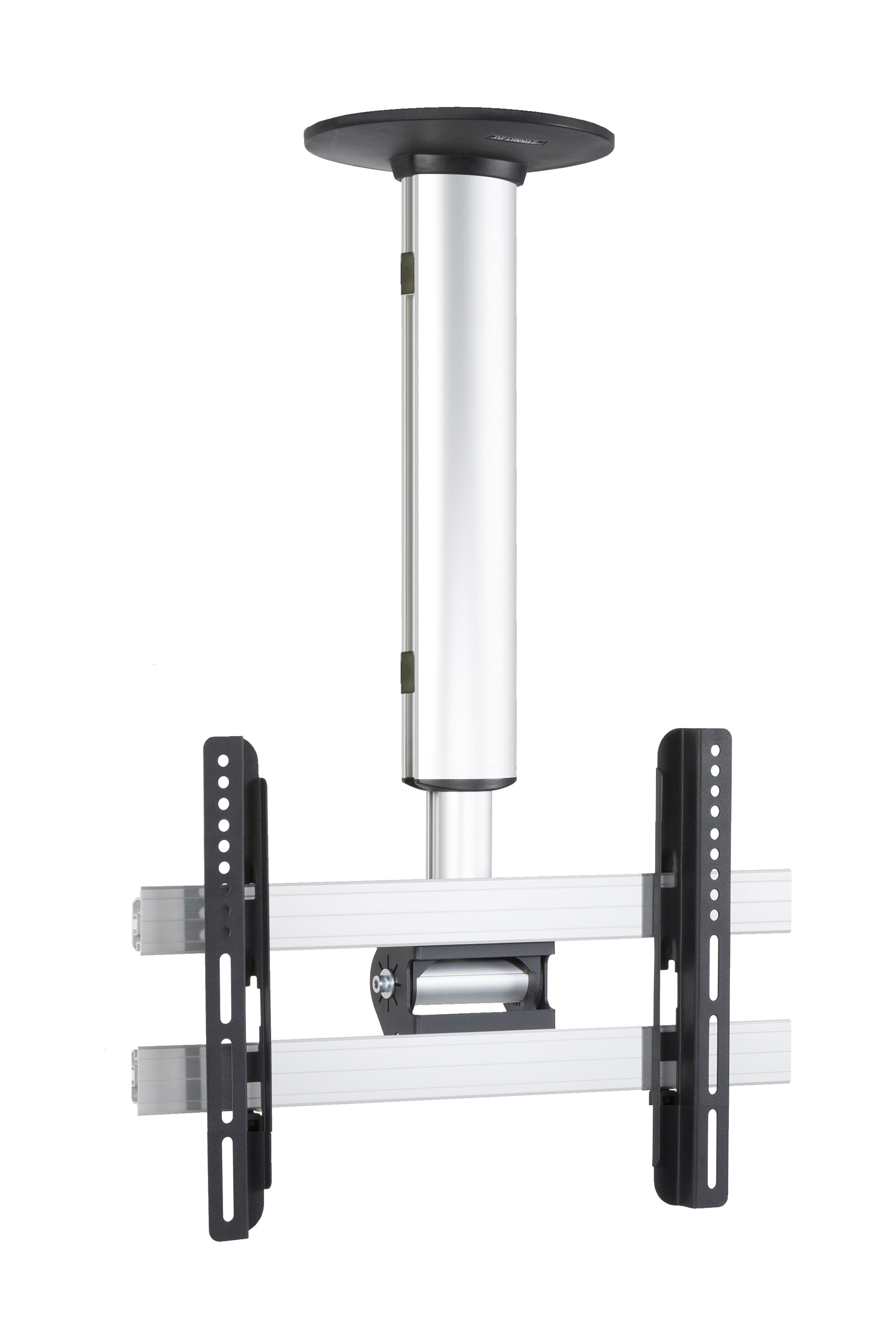 VCM Universal TV Deckenhalterung | 26-40 Zoll bis 60 kg | bis VESA bis 400x300 | h&ouml;hverstelbar 50-84 cm | TV Halterung 360 Grad schwenkbar drehbar und 15 Grad neigbar | Fernseher Halter - CM3 - Bild 1