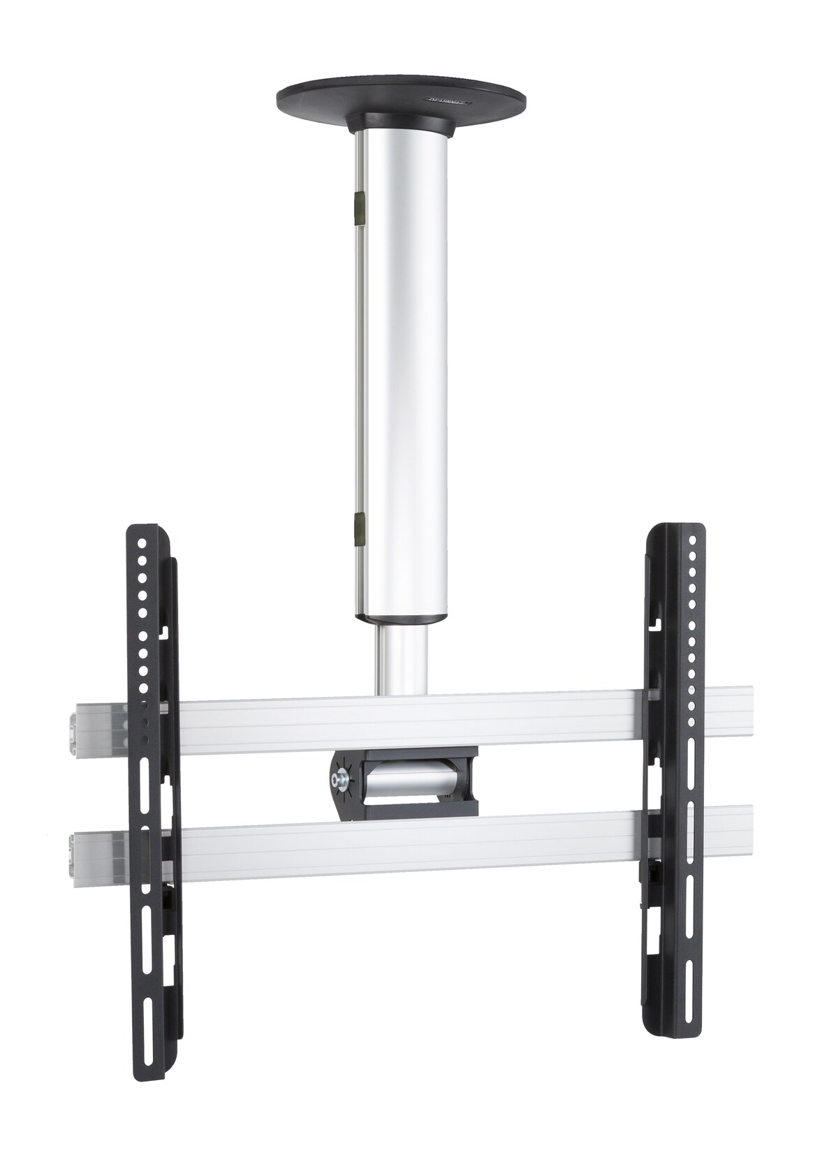 VCM Universal TV Deckenhalterung   42-65 Zoll bis 60 kg   bis VESA bis 600×400   höhverstelbar 50-84 cm   TV Halterung 360 Grad schwenkbar drehbar und 15 Grad neigbar   Fernseher Halter – CM4 | 04051814356667