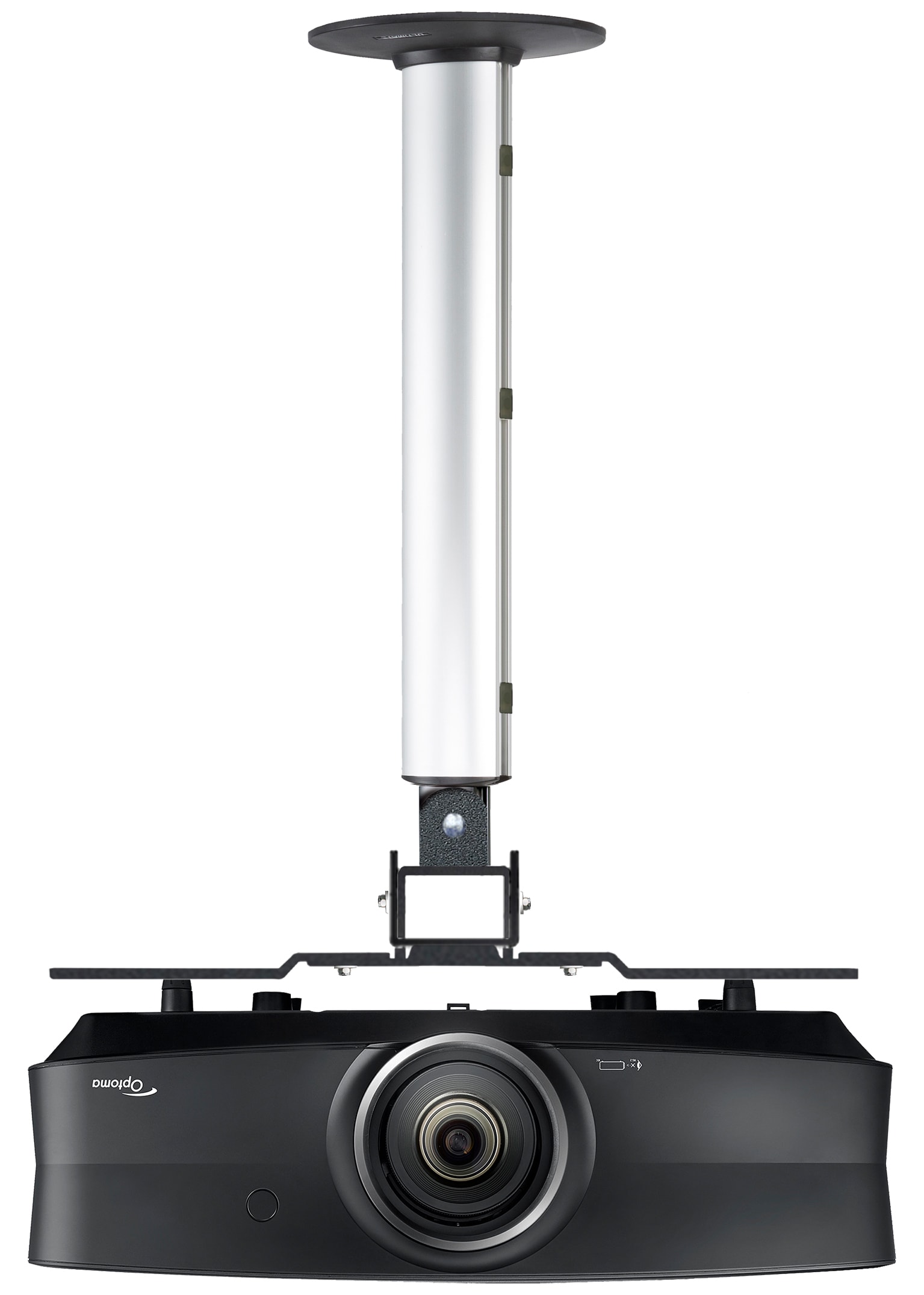 VCM Beamer Deckenhalterung | bis 50 kg | h&ouml;henverstellbar 45-80 cm | ausziehbare Projektor Halterung | Universal Deckenhalterung | CPM - Bild 1