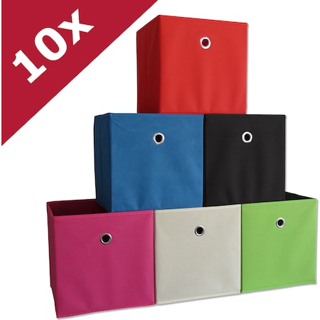 VCM 10er Set Faltbox Klappbox Stoff Kiste Faltschachtel Regalbox  Aufbewahrung Boxas online kaufen bei Netto