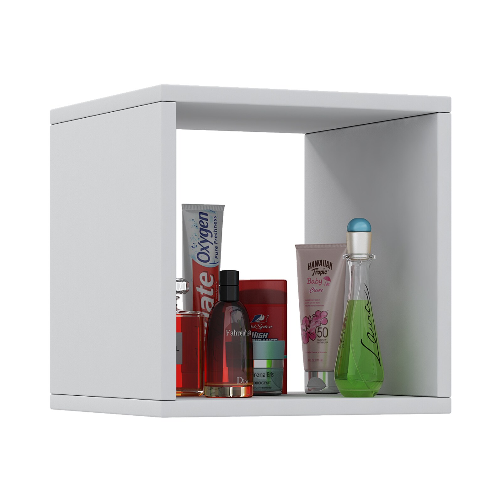 VCM Wandregal Badregal H&auml;ngeregal Wandboard Badezimmer Ablage Badm&ouml;bel Benos - Bild 1