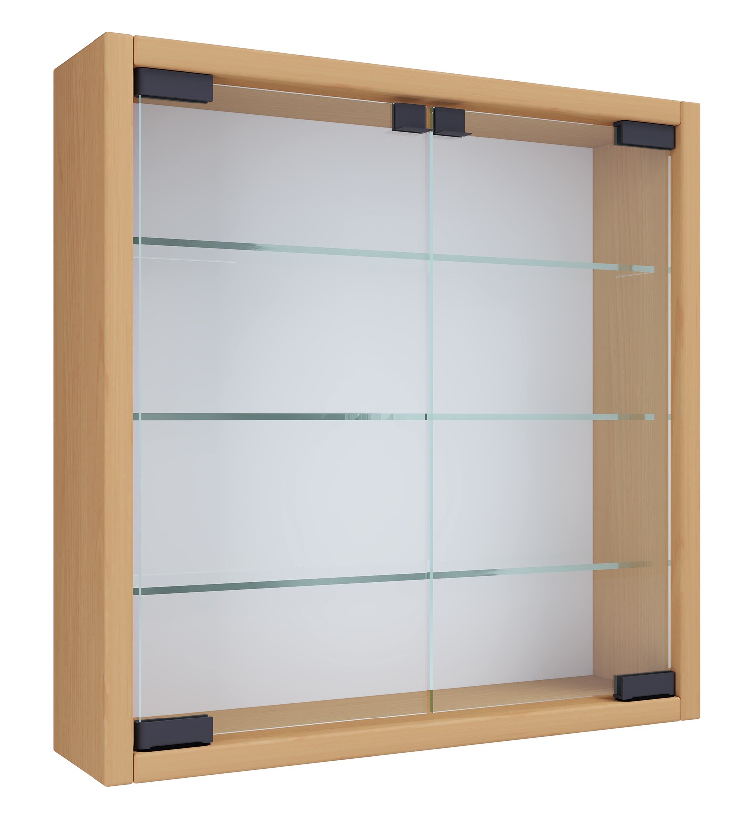 VCM Holz Glas Hängevitrine Wandvitrine Sammel Deko Sammler Vitrine Mandosa S