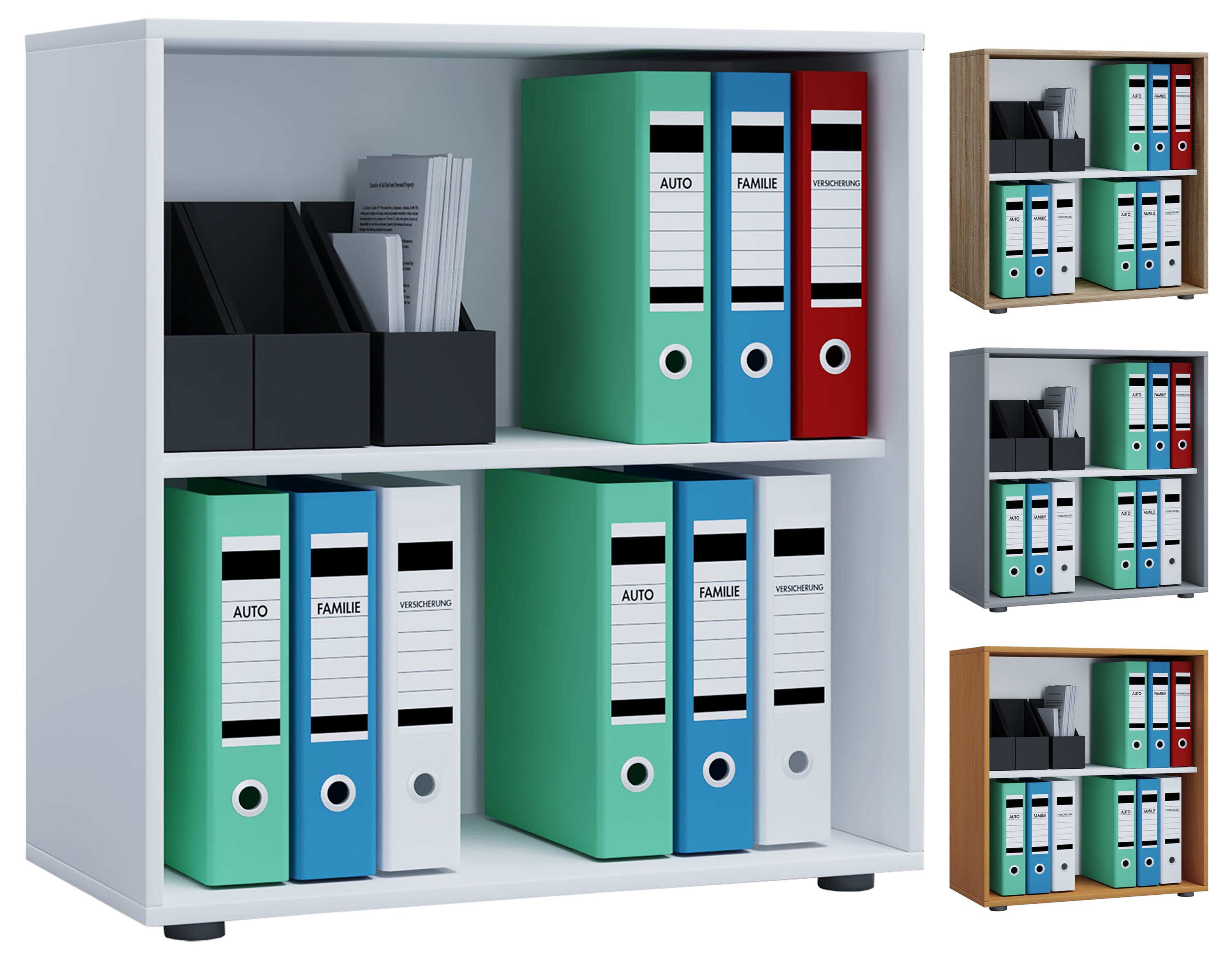 VCM Aktenregal Lona 2 F&auml;cher - Bild 1