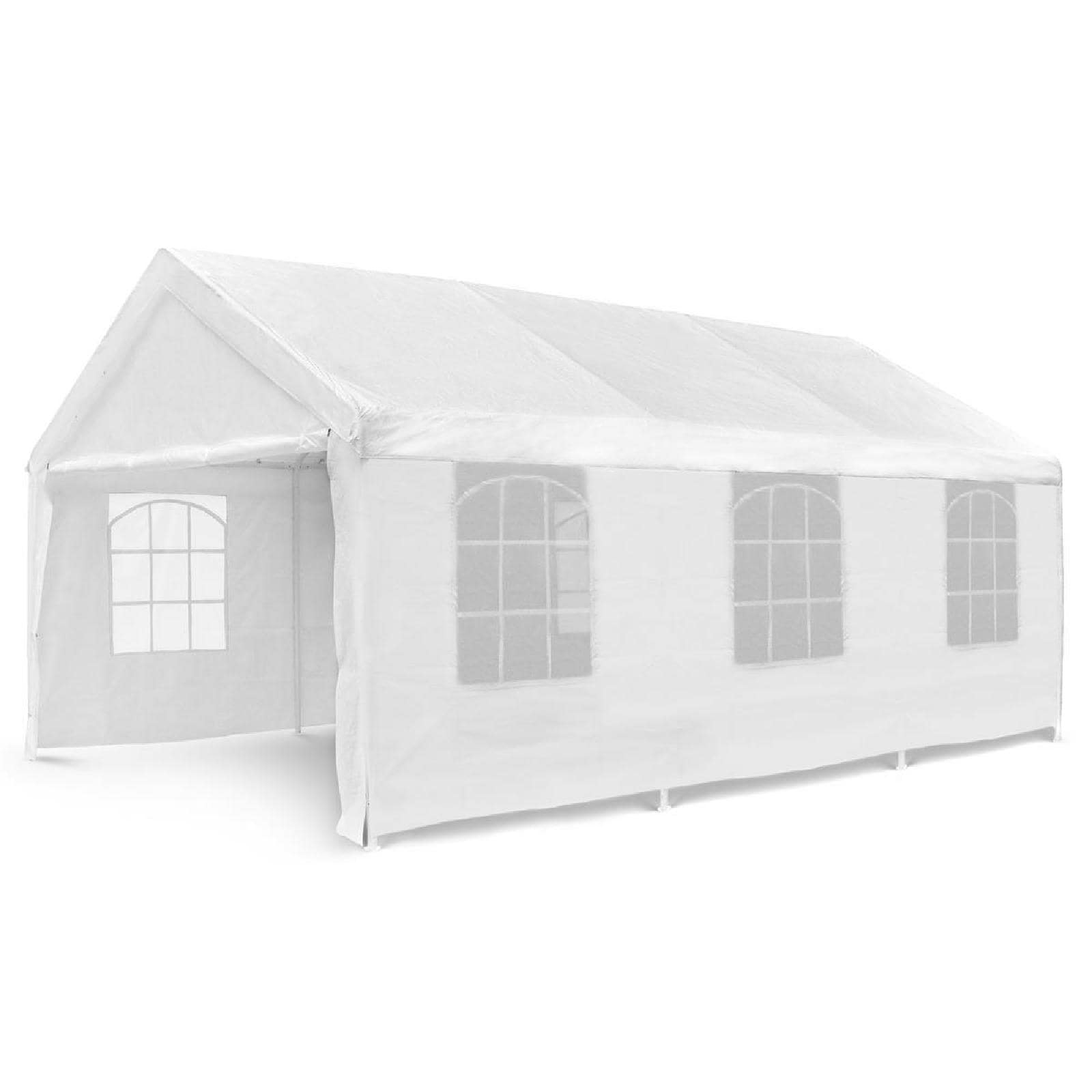 VCM Pavillon | Ma&szlig;e ca. 4x6x3 m | wasserabweisende 180g / m&sup2; PE Plane | Partyzelt | Gartenzelt - Bild 1