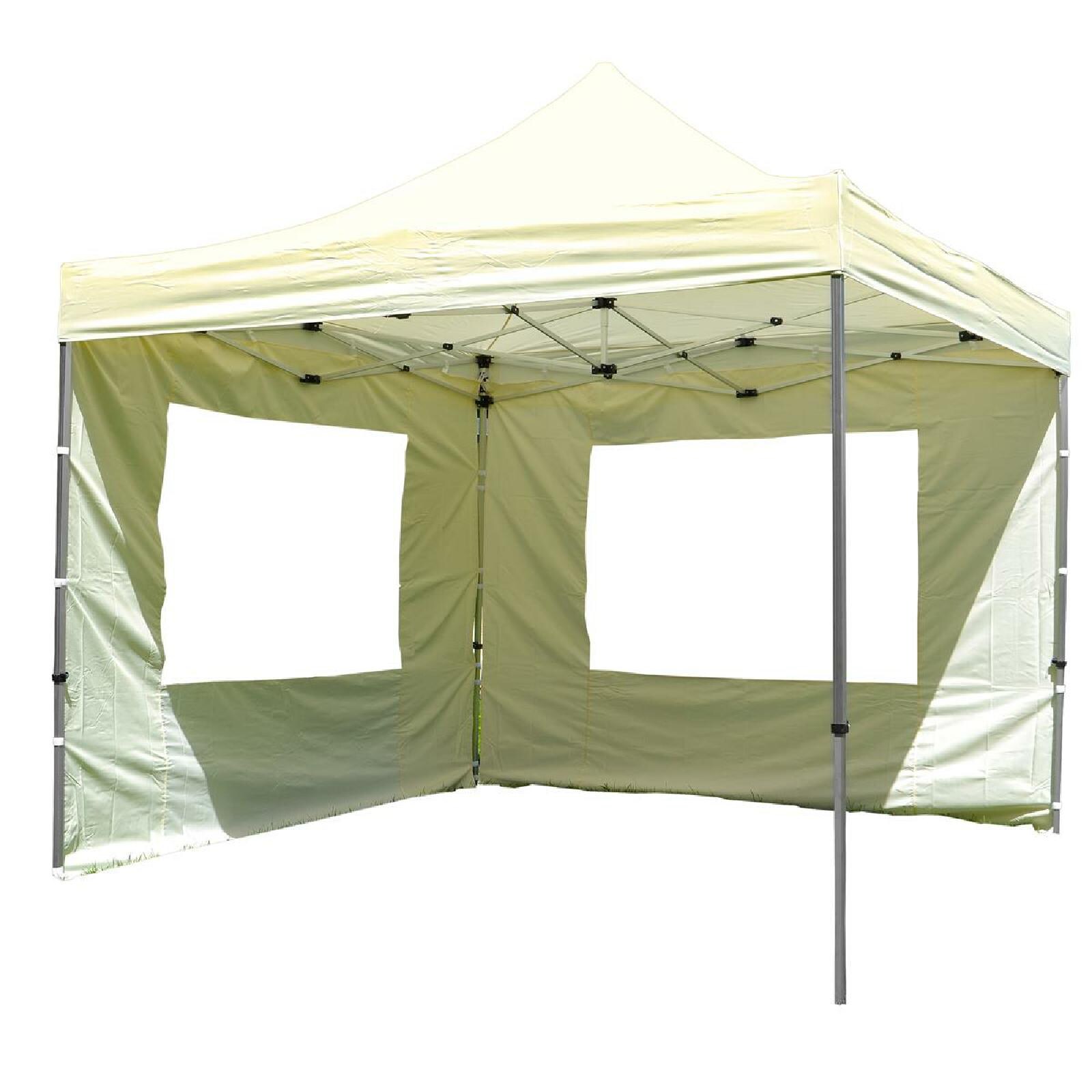 VCM PROFI Pavillon Maße ca. 3x3 m wasserabweisende 270g / m² PE Plane Partyzelt Gartenzelt