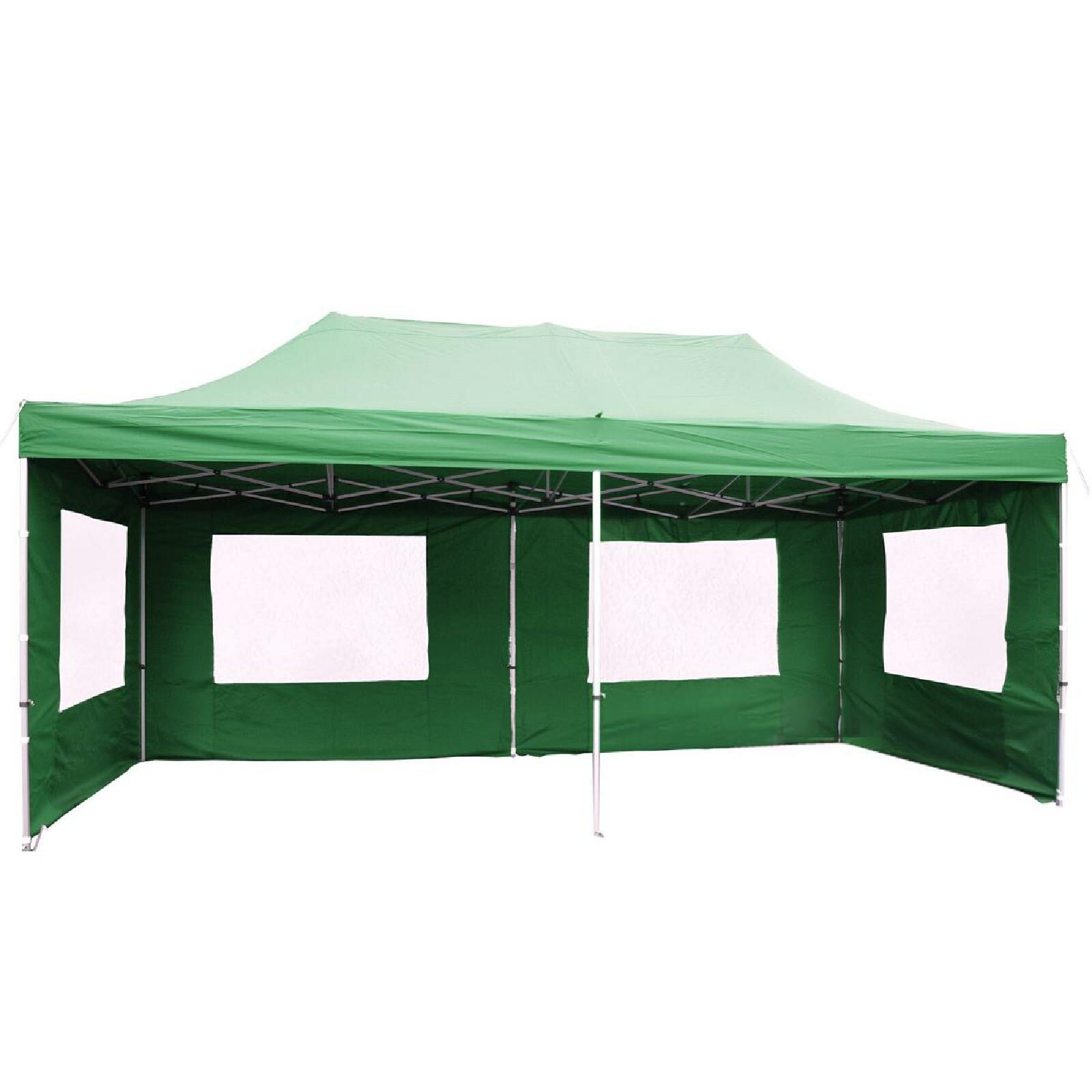 VCM PROFI   Pavillon   Maße ca. 3×6 m   wasserabweisende 270 g/m² PE Plane   Partyzelt mit Seitenteilen   Gartenzelt | 04051814394560