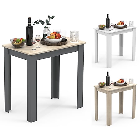 VCM Holz Esstisch Küchentisch Tisch Esal 80 x 50 cm - Bild 1