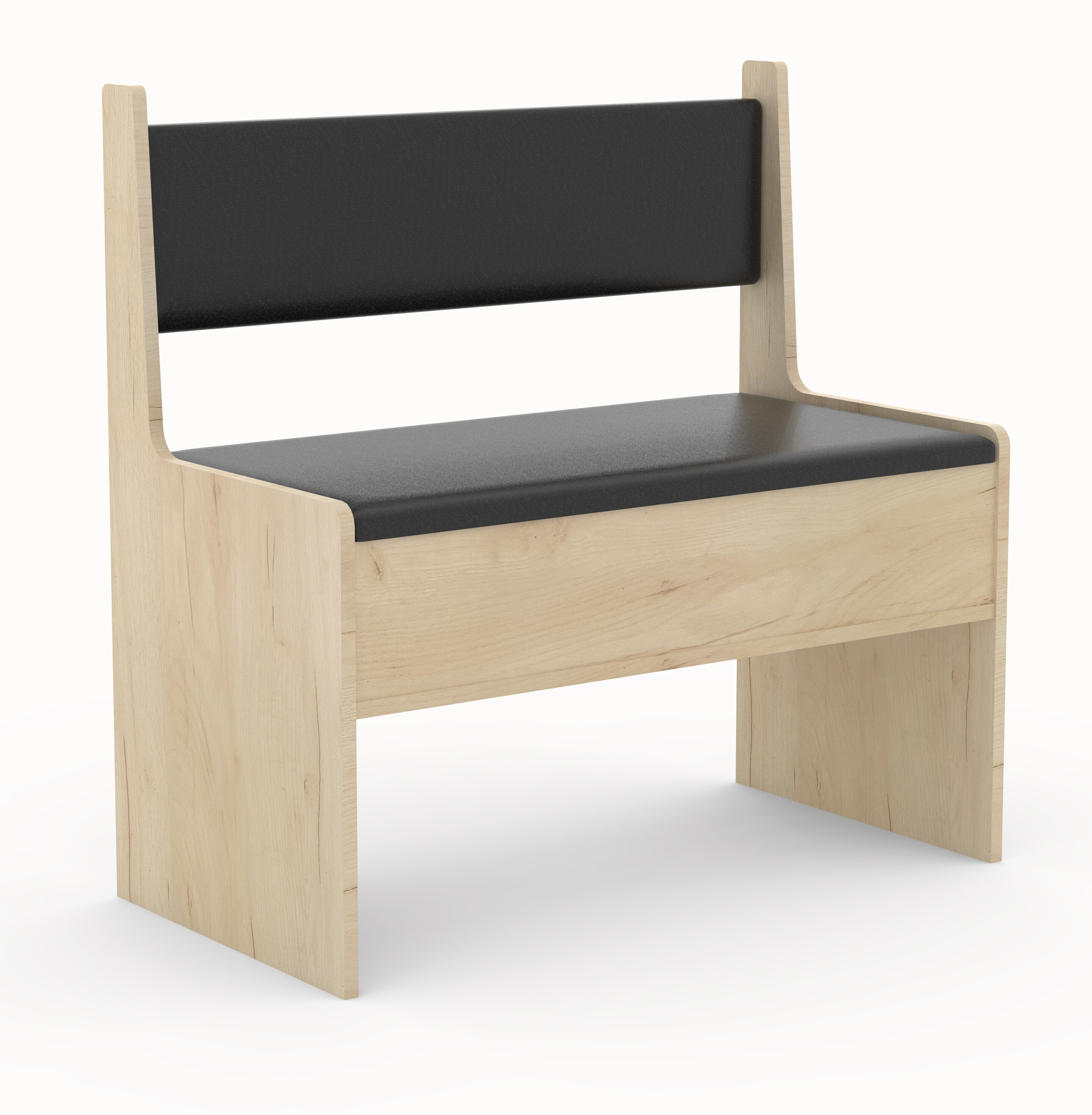 VCM Holz Eckbank Sitzbank f&uuml;r Esstisch | Bank mit Truhe f&uuml;r Esszimmer und K&uuml;che | Esal Ma&szlig;e H. 80 x B. 80 x T. 42 cm - Bild 1