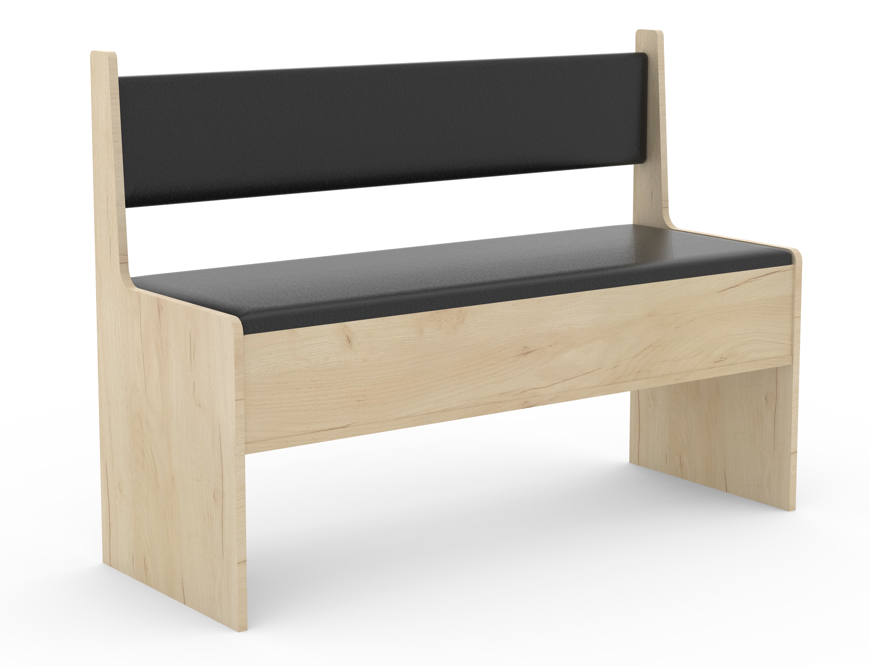 VCM Holz Eckbank Sitzbank  f&uuml;r Esszimmer und K&uuml;che | Bank mit Truhe f&uuml;r den Esstisch | Ma&szlig;e H. 80 x B. 110 x T. 42 cm | Esal Breite 110 cm - Bild 1