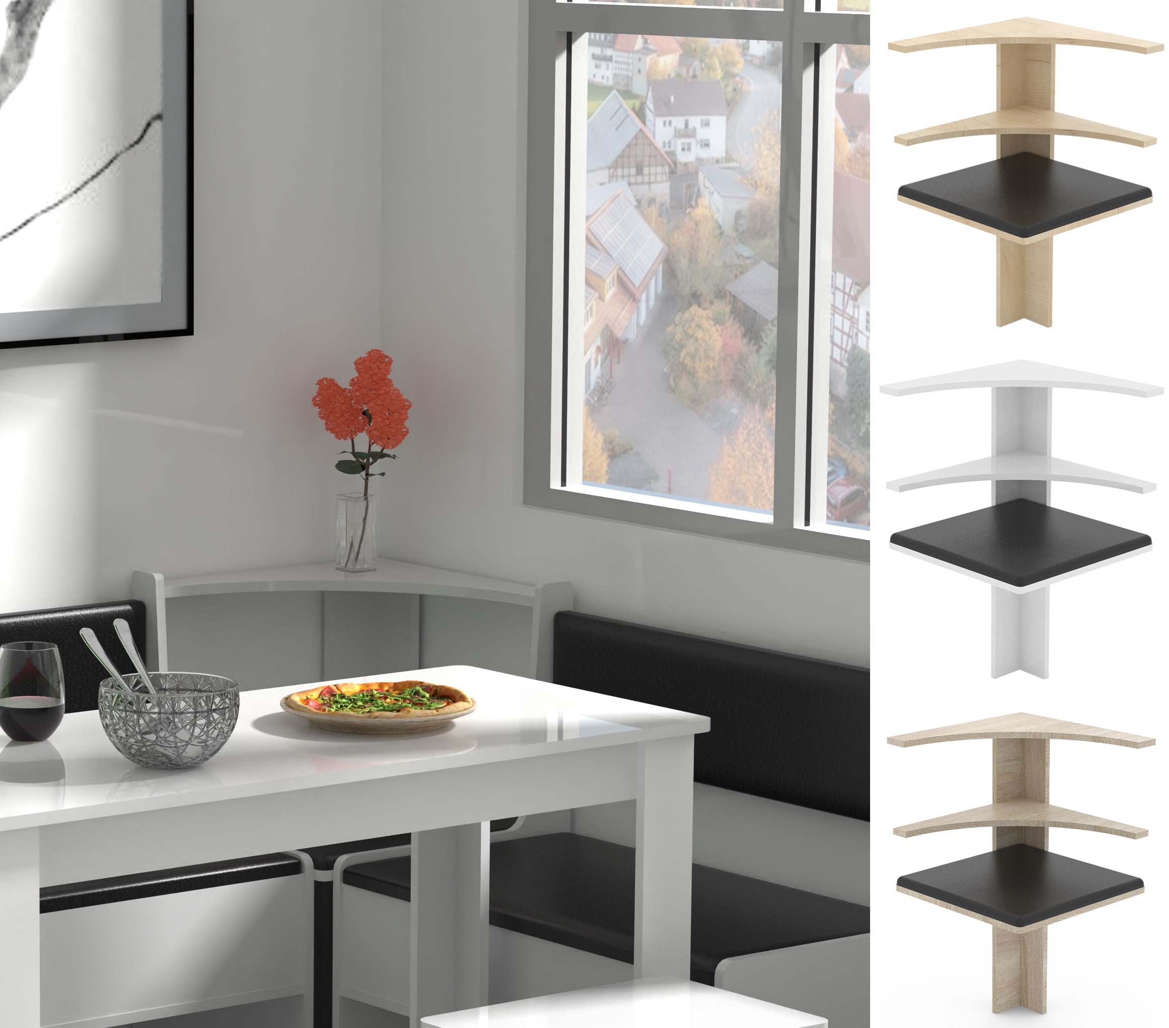 VCM Eckverbindung f&uuml;r die Sitzgruppe Esal - Bild 1