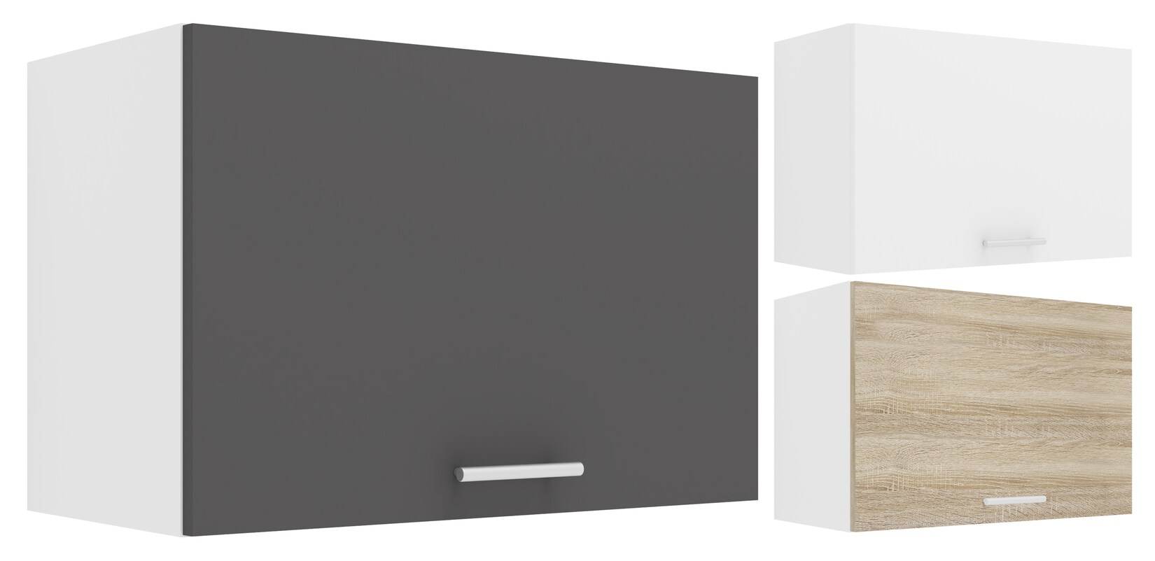 VCM Küchenschrank hängend Maße ca. H. 40 x B. 60 x T. 31 cm Hängeschrank mit Klapptür Küchenmöbel – Esilo