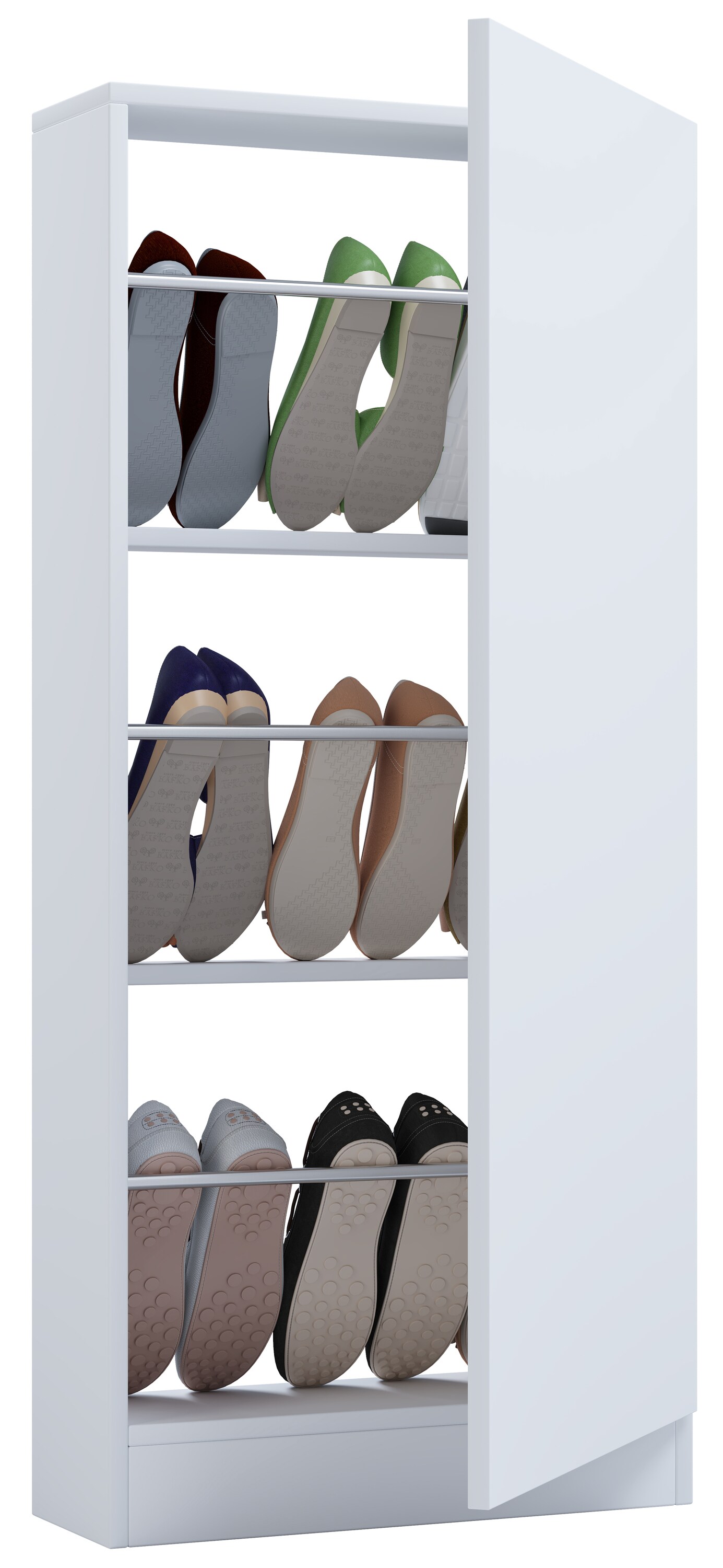 VCM Holz Schuhschrank Schuhkommode Schuhregal Schuhst&auml;nder Fulisa L - Bild 1