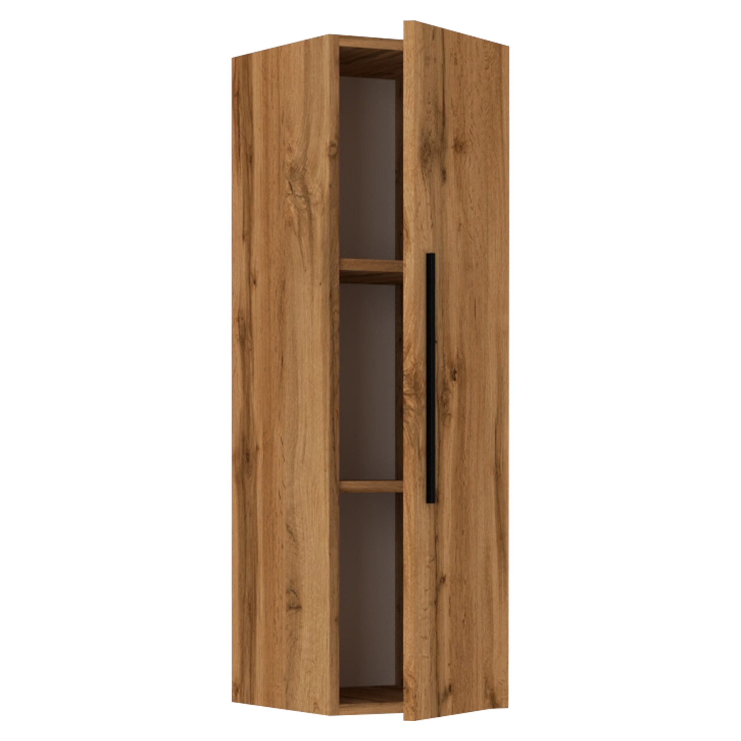 VCM Holzregal h&auml;ngend | platzsparendes Regal | Ma&szlig;e: H. 95 x B. 30 x T. 30 cm | Elegantes Regal h&auml;ngend | Aufbewahrungsregal | B&uuml;cherregal | Wandboard - Arila L Senkrecht - Bild 1