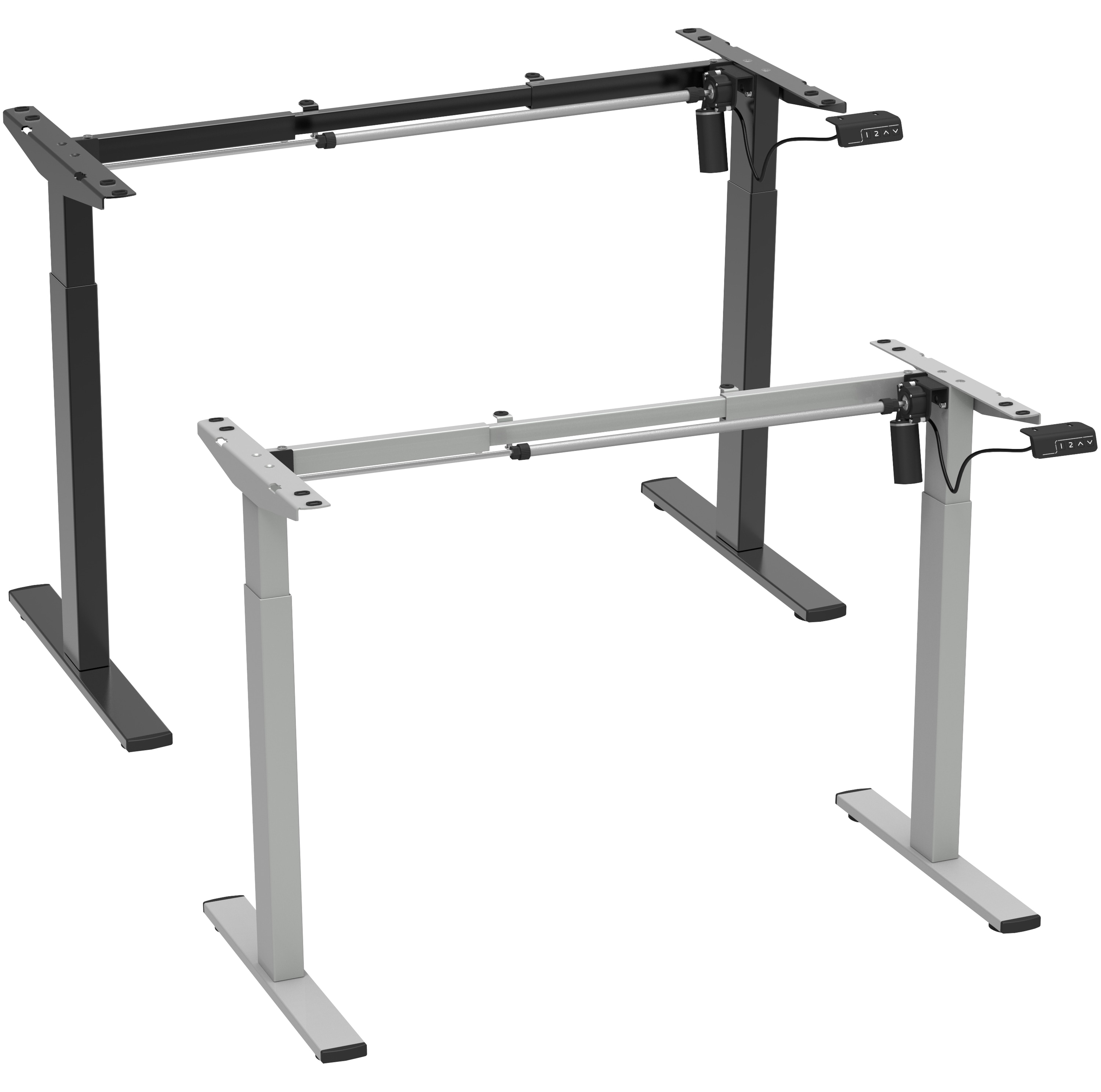 VCM H&ouml;henverstellbares Schreibtischgestell stufenlos elektrisch h&ouml;henverstellbar Lona - Bild 1