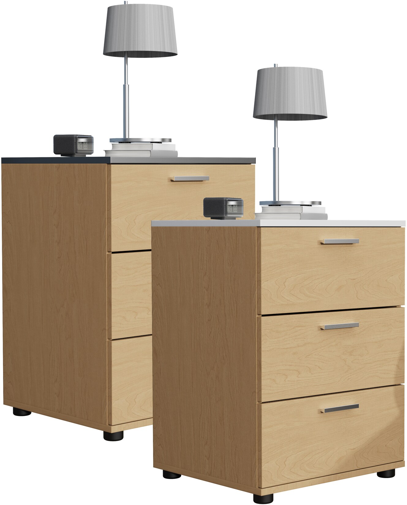 VCM Nachtschrank Beistelltisch Nachttisch Maße ca. H. 59 x B. 46 x T. 42 cm - Testalo