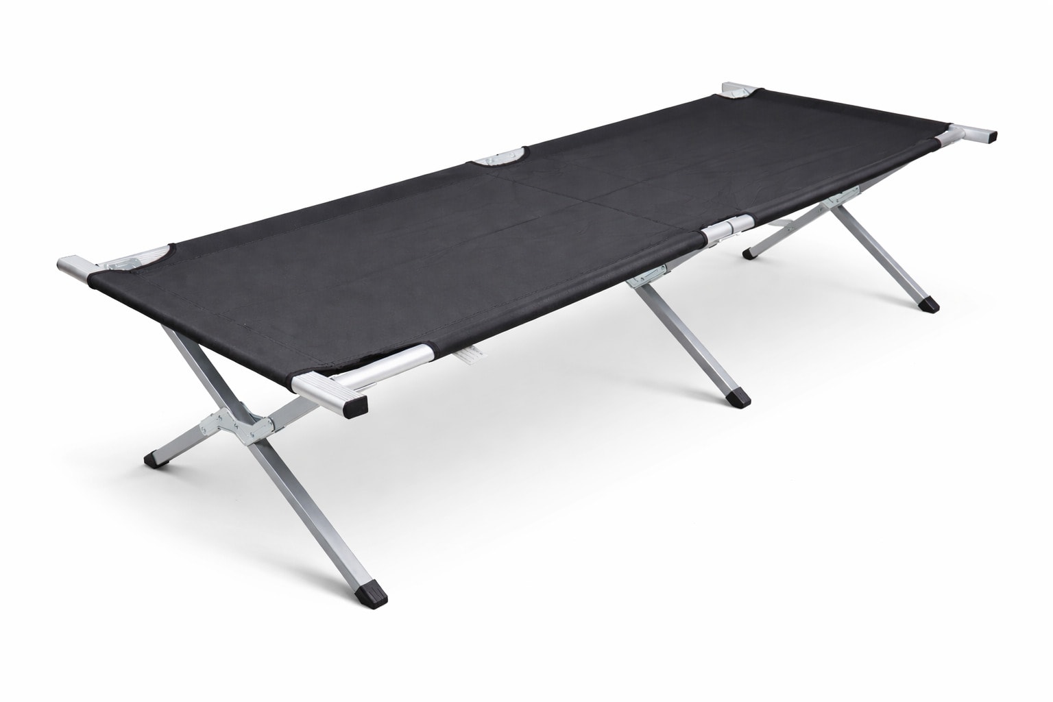 VCM Camping Feldbettklappbar, 8 kg leicht, Aluminiumgestell, Textilene Liegefl&auml;che, 210x70 cm, Reisebett Camping Outdoor, Tosila ML - Bild 1